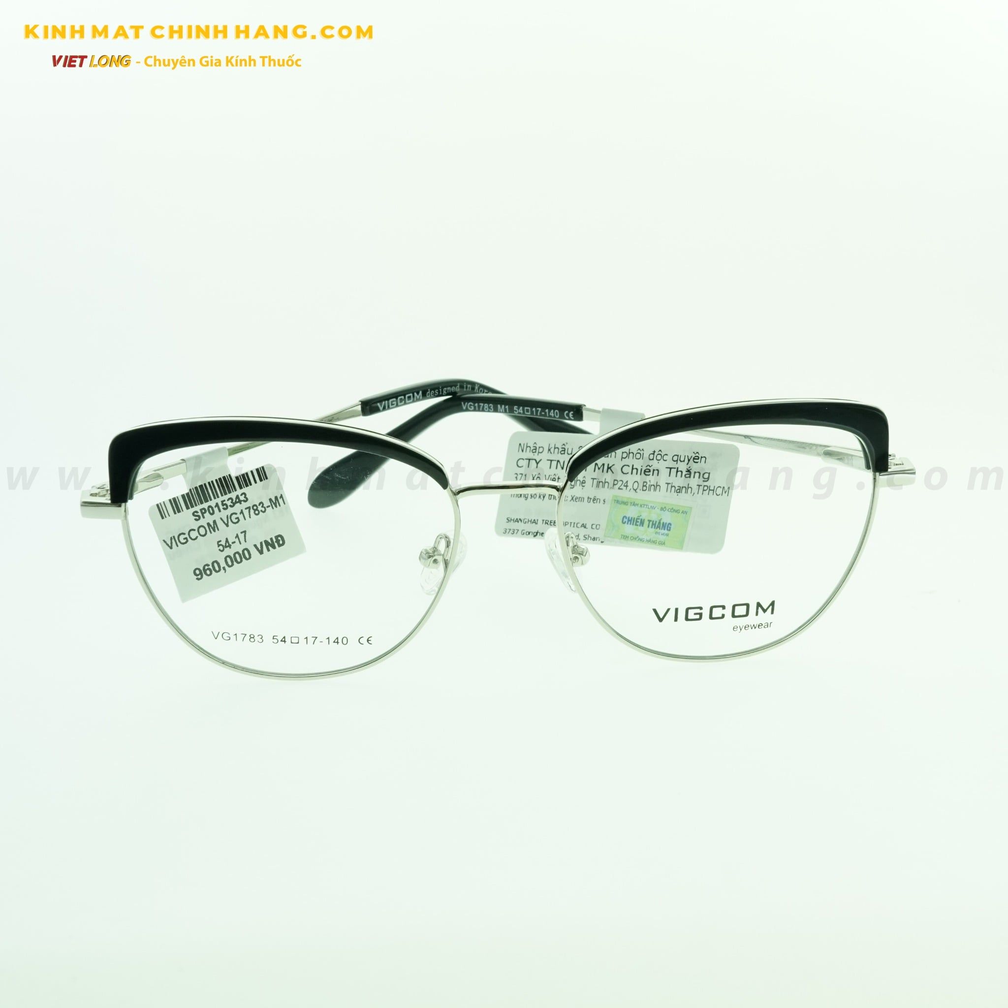  GỌNG KÍNH VIGCOM VG1783-M1 54-17 