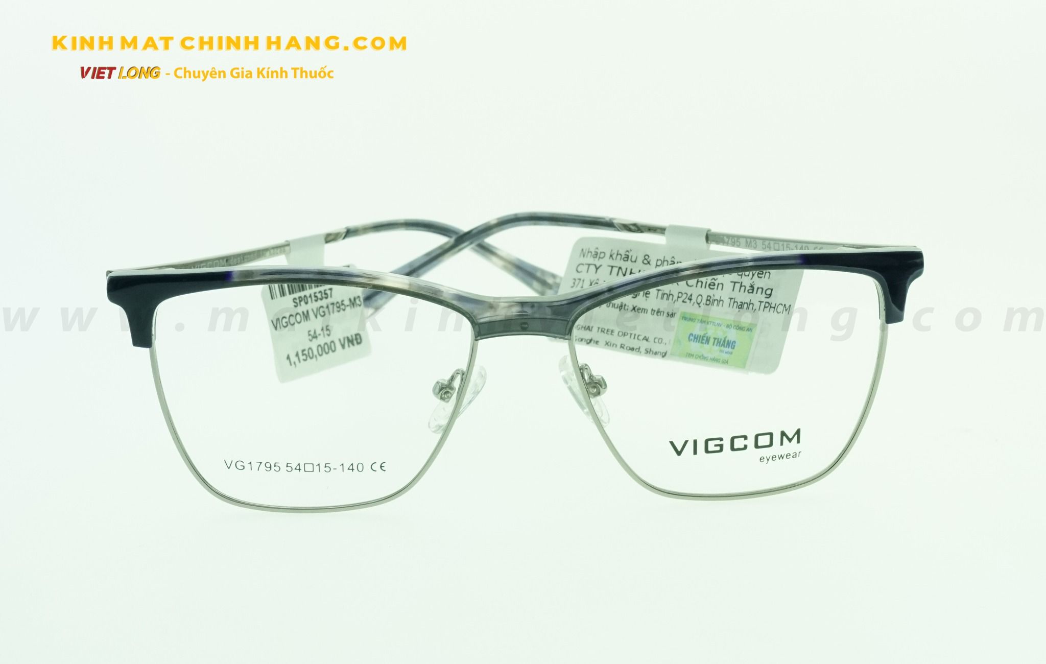  GỌNG KÍNH VIGCOM VG1795-M3 54-15 