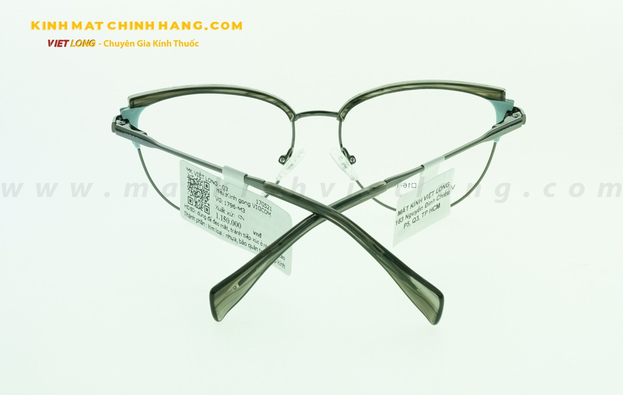  GỌNG KÍNH VIGCOM VG1796-M3 54-16 
