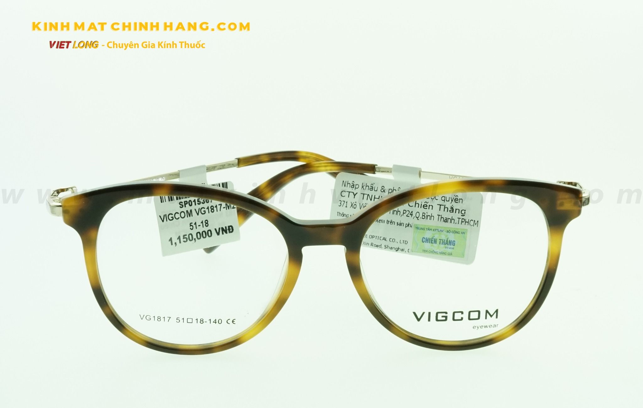  GỌNG KÍNH VIGCOM VG1817-M2 51-18 