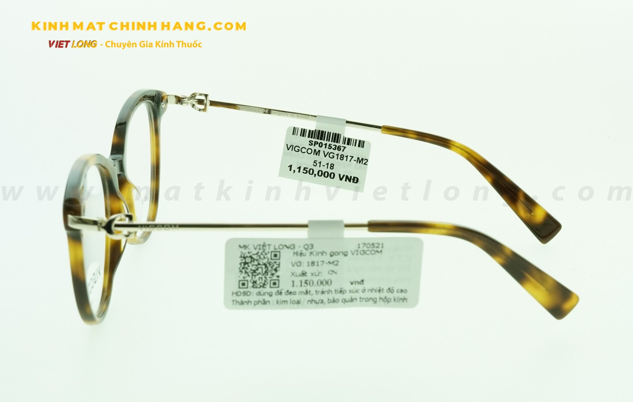  GỌNG KÍNH VIGCOM VG1817-M2 51-18 