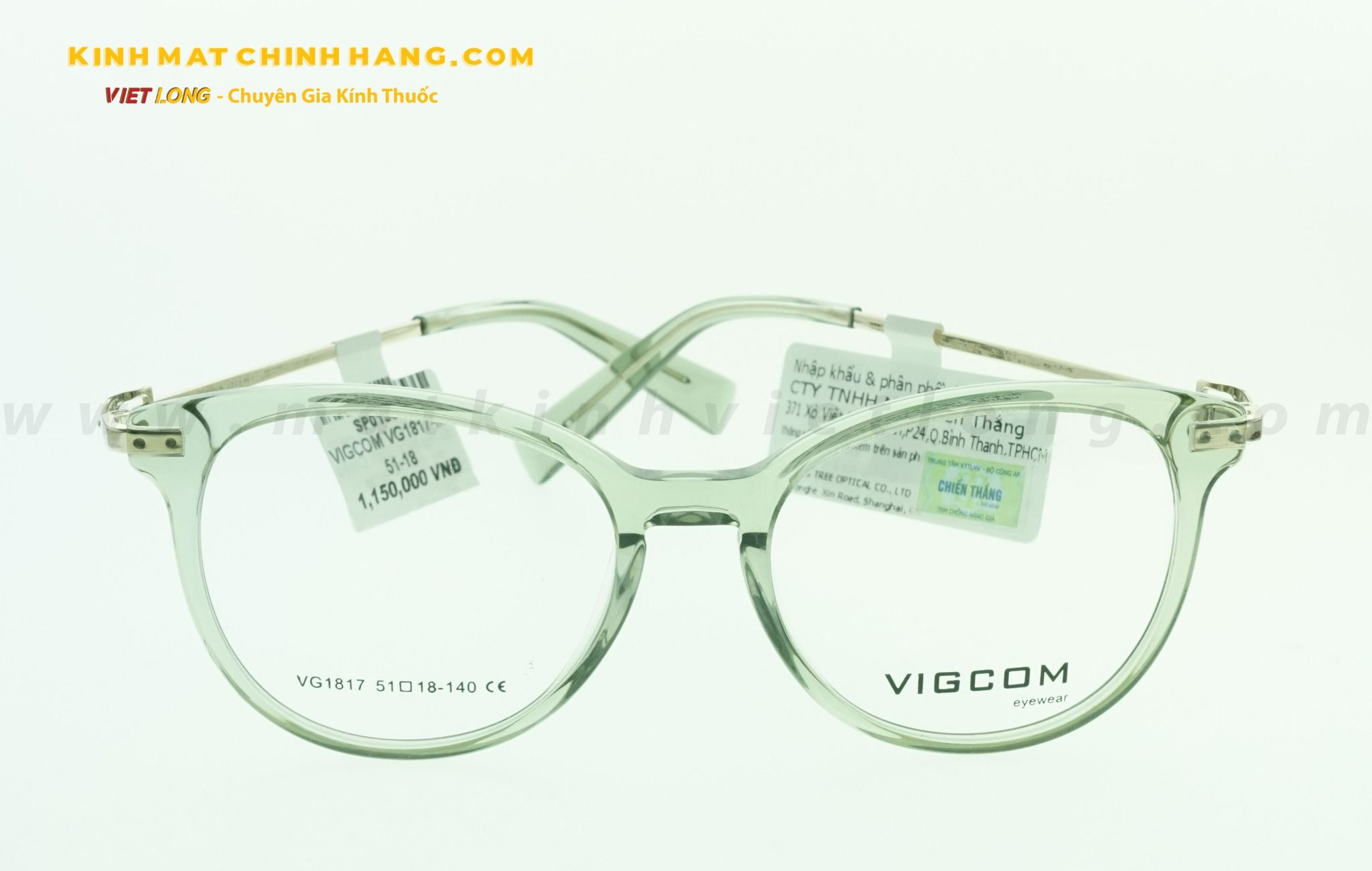  GỌNG KÍNH VIGCOM VG1817-M4 51-18 