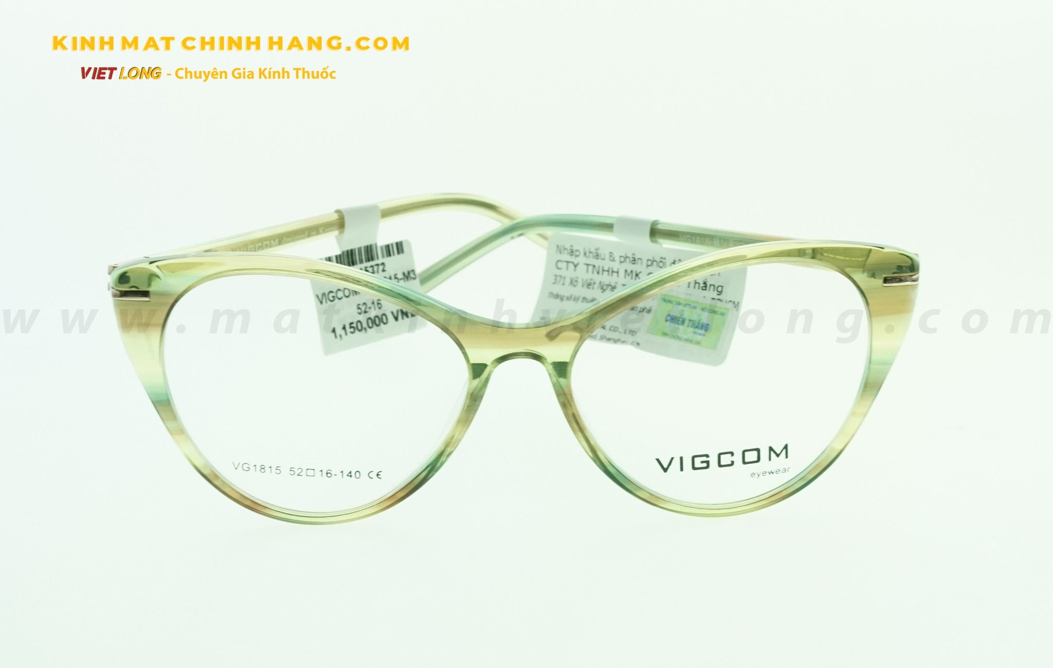  GỌNG KÍNH VIGCOM VG1815-M3 52-16 