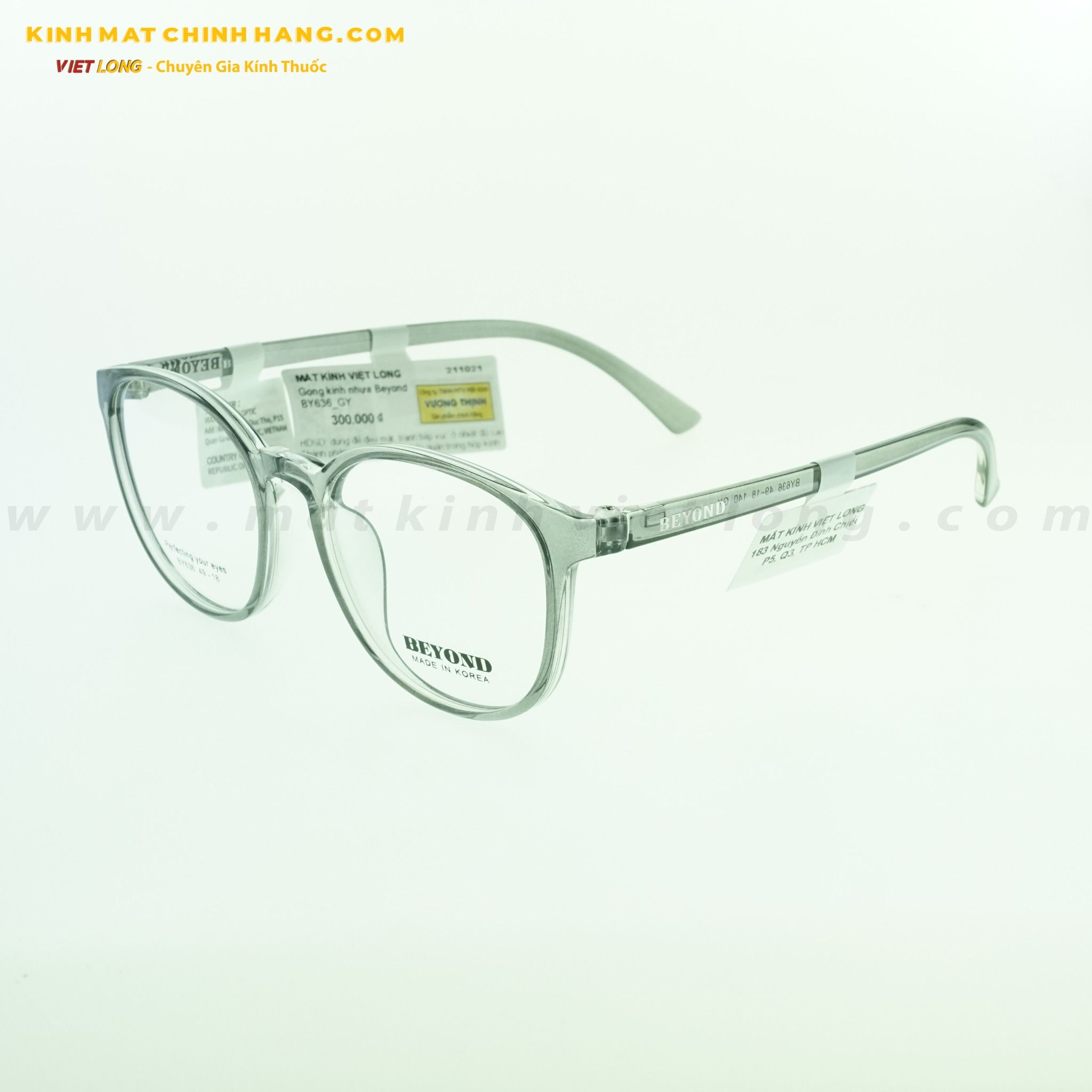  GỌNG KÍNH BEYOND BY636-GY 49-18 