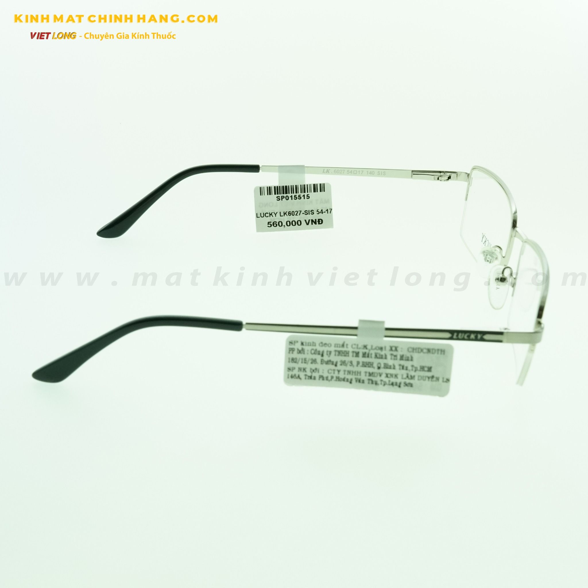  GỌNG KÍNH LUCKY LK6027-SIS 54-17 