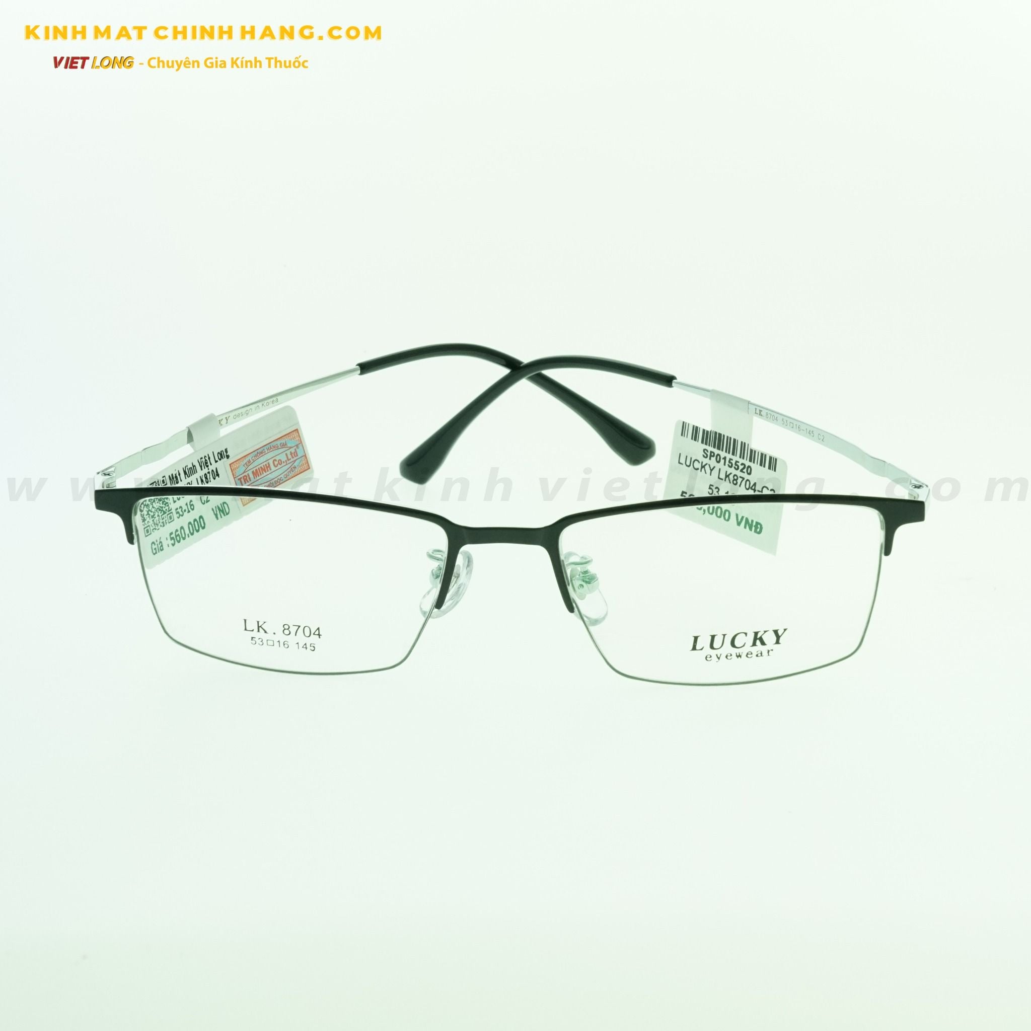  GỌNG KÍNH LUCKY LK8704-C2 53-16 