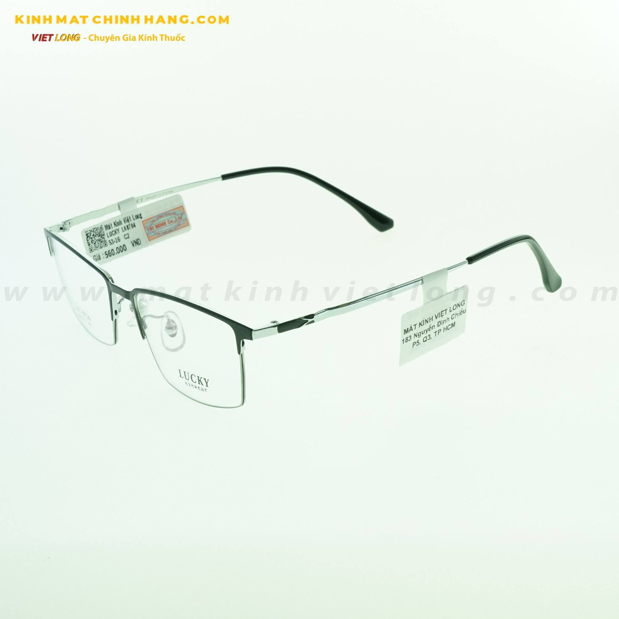  GỌNG KÍNH LUCKY LK8704-C2 53-16 