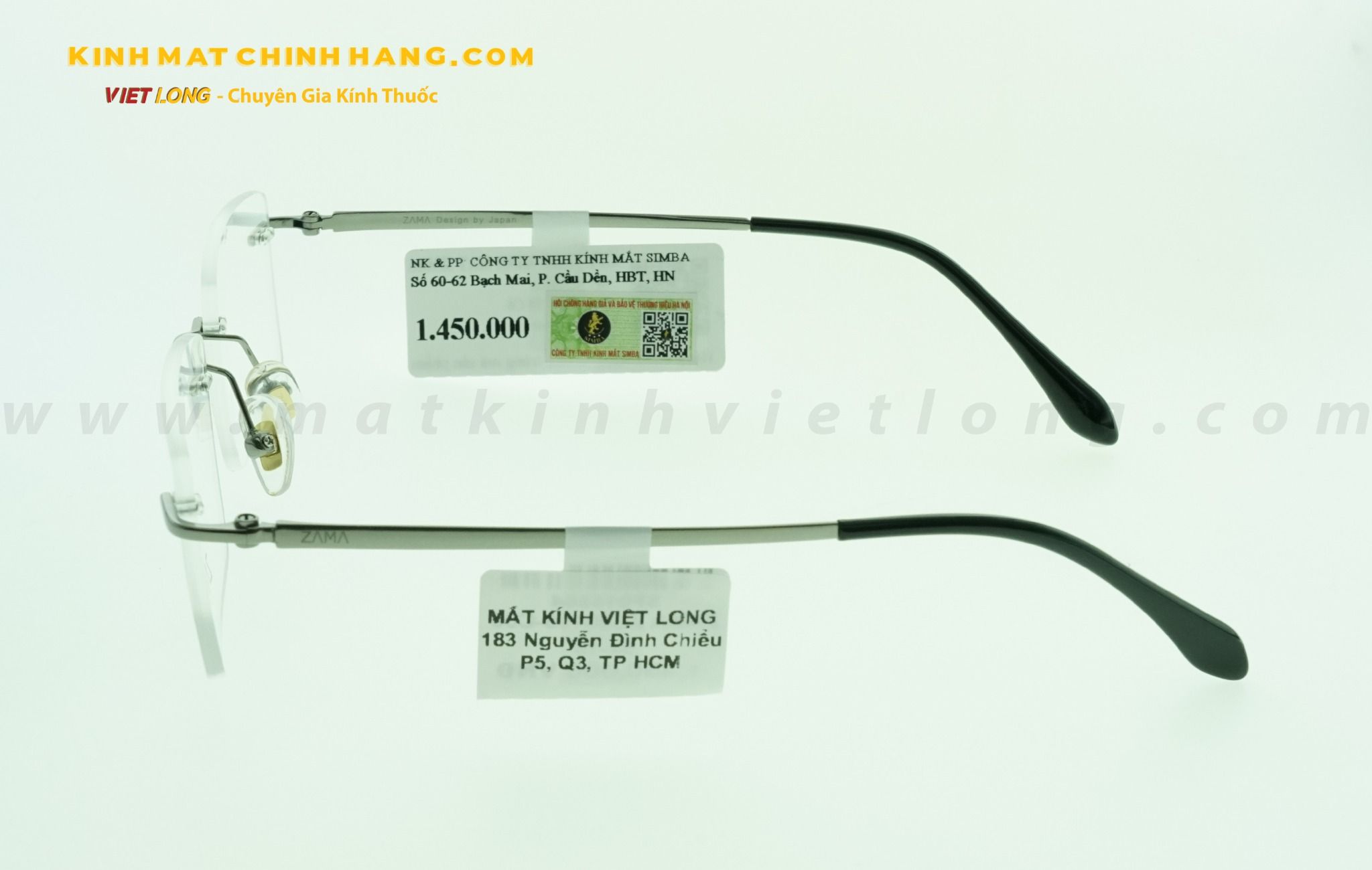  GỌNG KÍNH ZAMA ZB80158-C06 54-18 