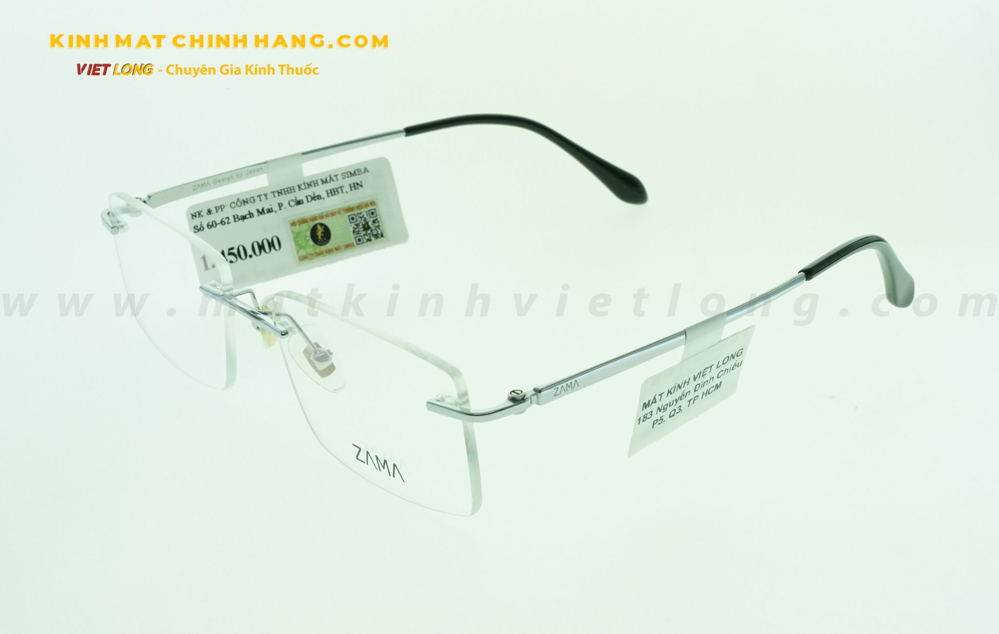  GỌNG KÍNH ZAMA ZB80158-C04 54-18 