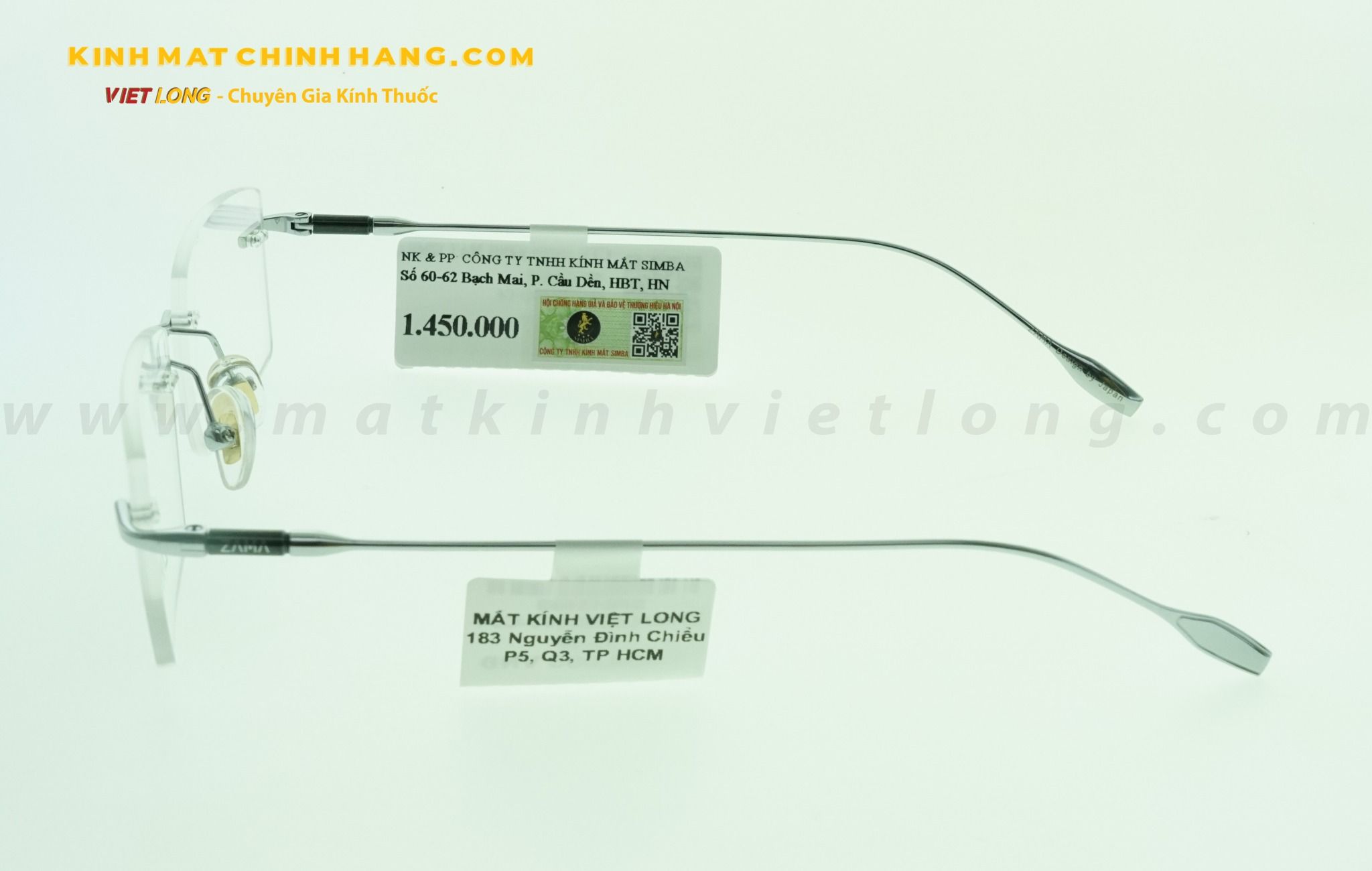  GỌNG KÍNH ZAMA ZB80163-C04 53-18 