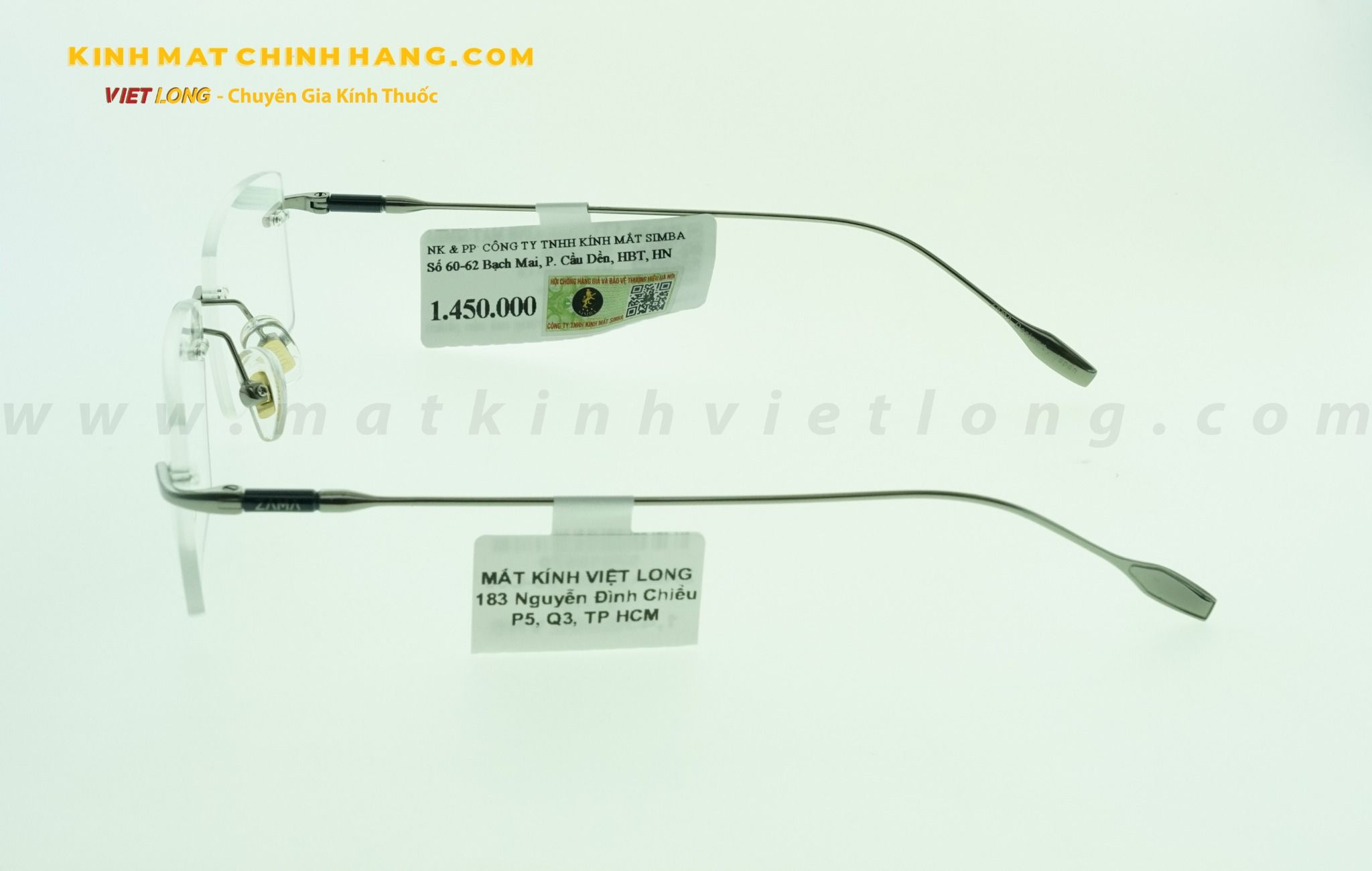  GỌNG KÍNH ZAMA ZB80163-C06 53-18 