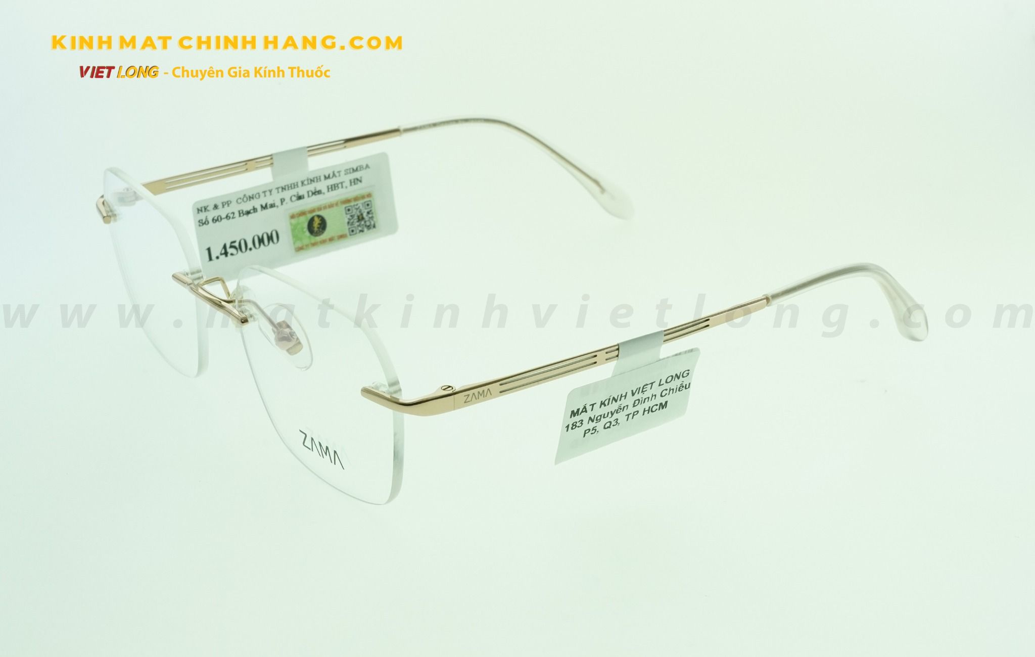  GỌNG KÍNH ZAMA ZB80157-C03 53-18 