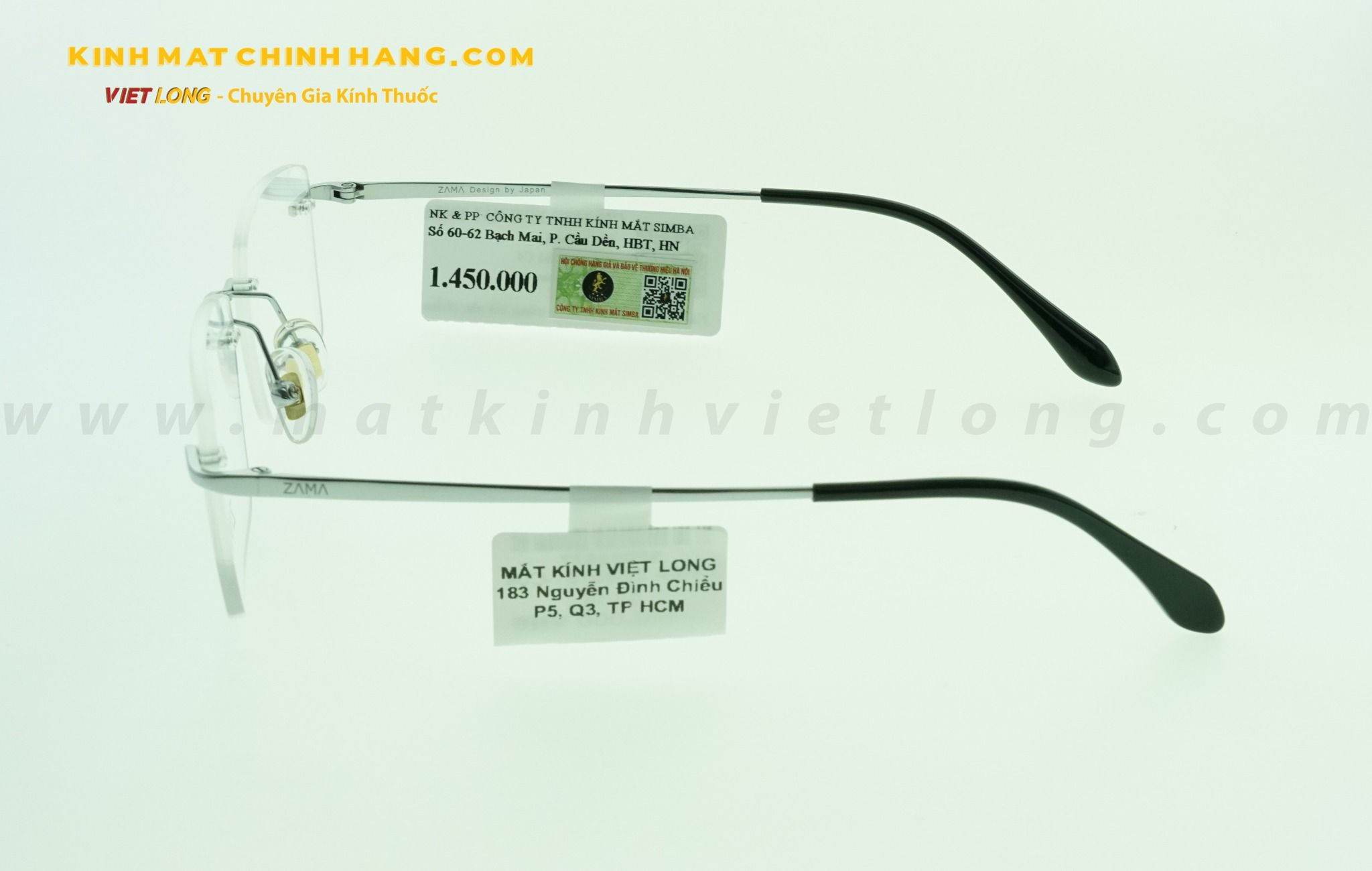  GỌNG KÍNH ZAMA ZB80161-C04 53-18 