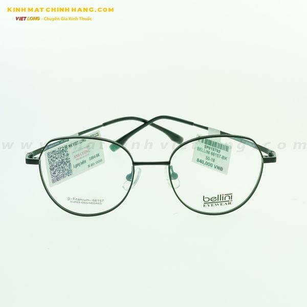  GỌNG KÍNH BELLINI 66157-BK 50-18 