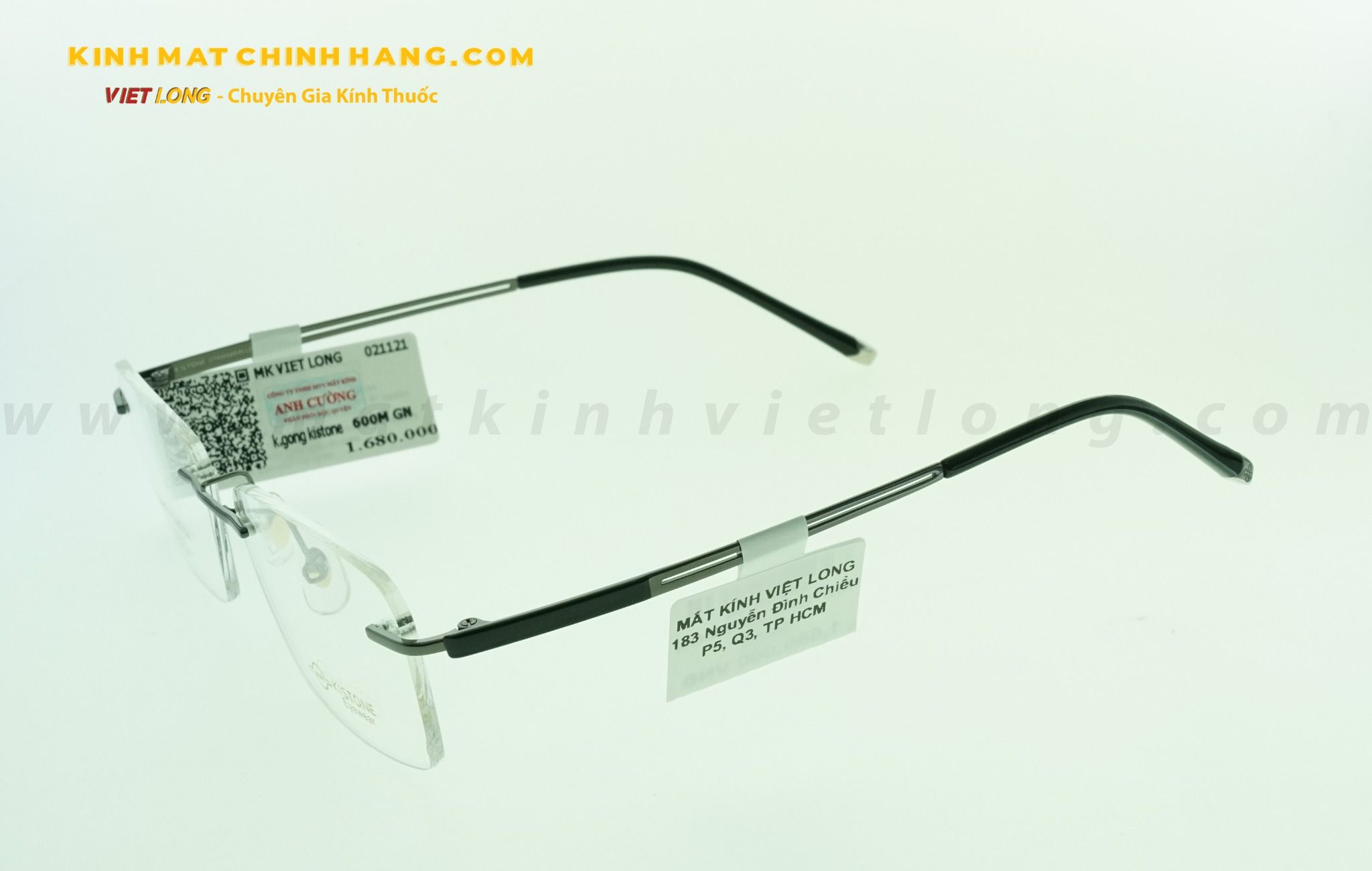  GỌNG KÍNH KISTONE S600M-GN 56-16 