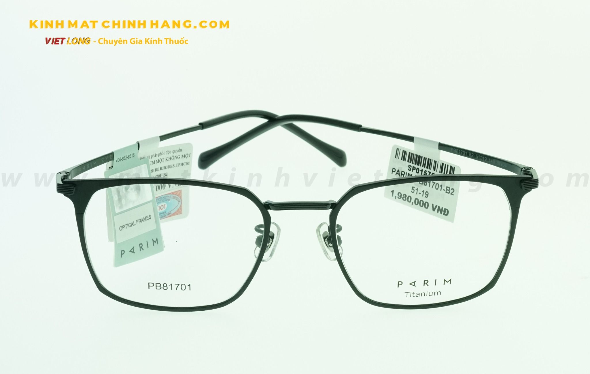  GỌNG KÍNH PARIM PB81701-B2 51-19 