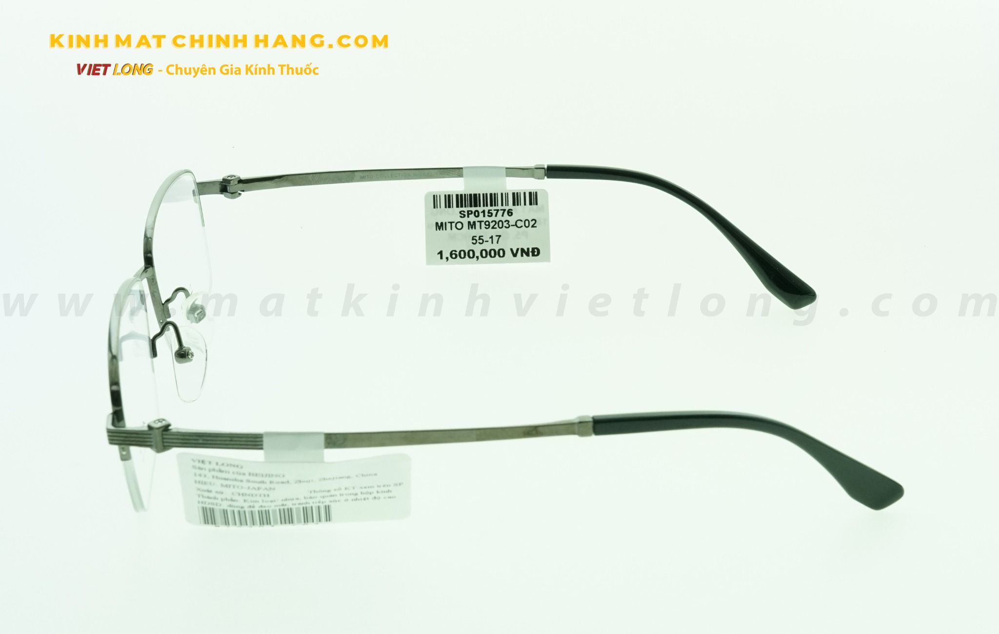  GỌNG KÍNH MITO MT9203-C02 55-17 