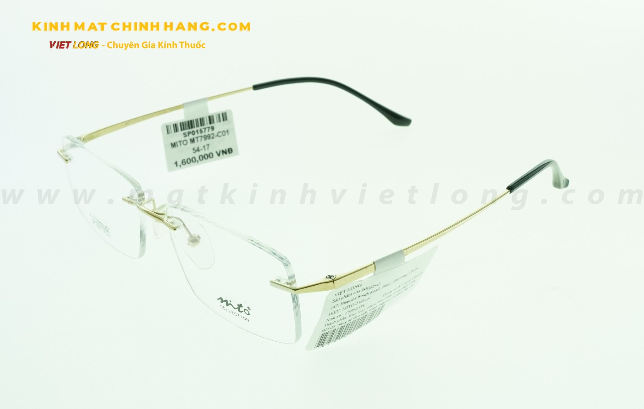  GỌNG KÍNH MITO MT7992-C01 54-17 