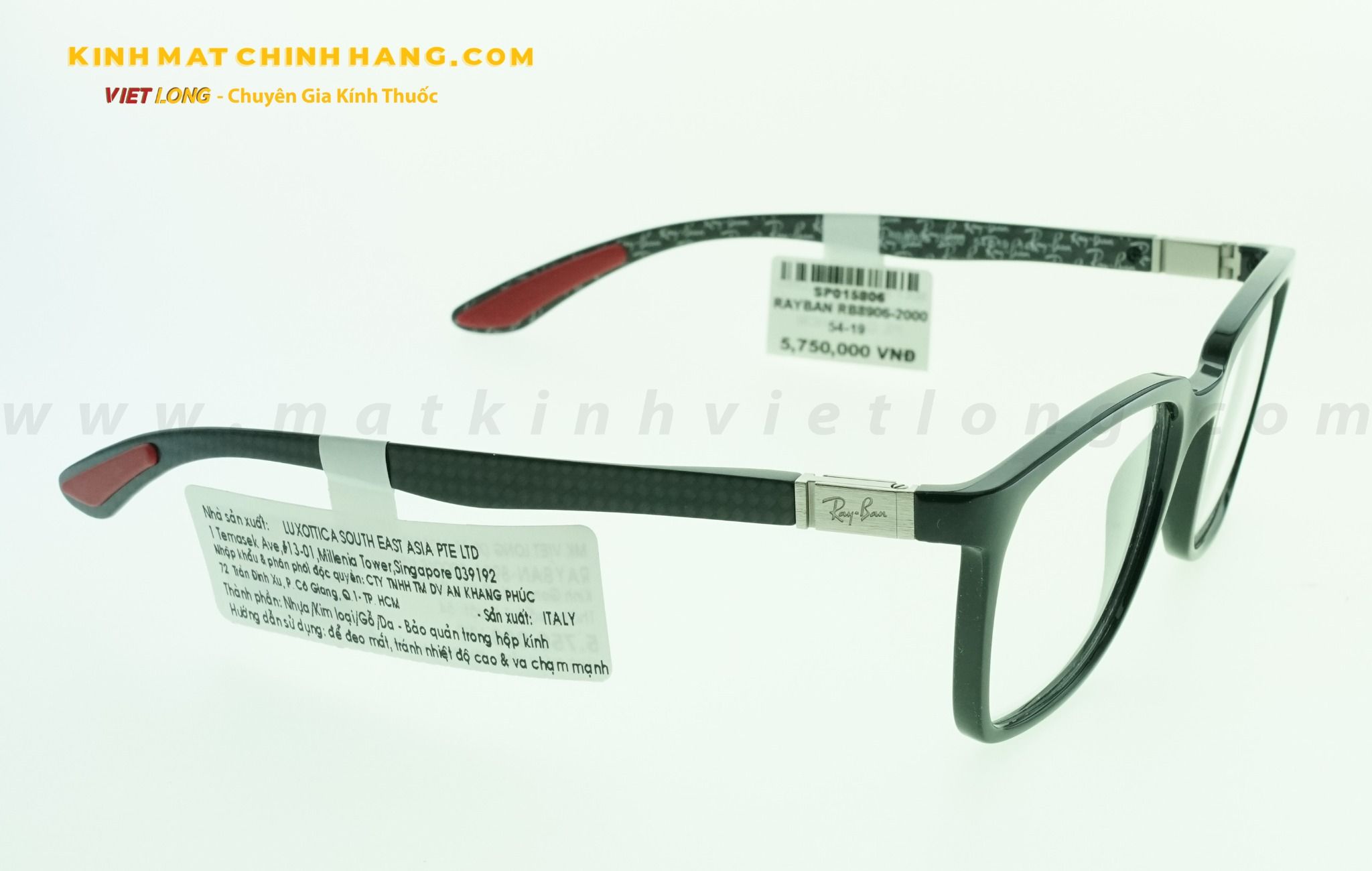  GỌNG KÍNH RAYBAN RB8906-2000 54-19 