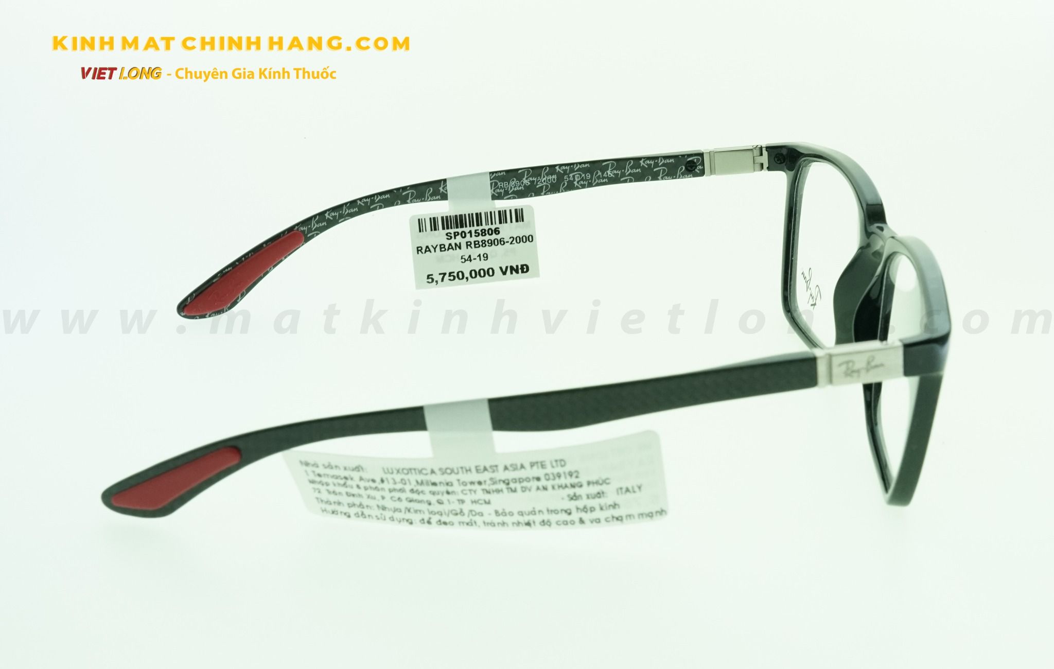  GỌNG KÍNH RAYBAN RB8906-2000 54-19 