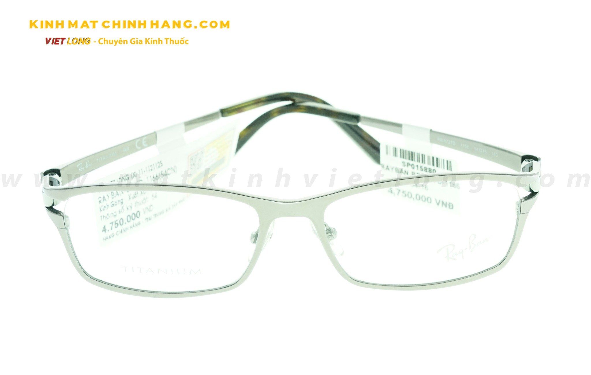  GỌNG KÍNH RAYBAN RB8727D-1166 54-16 