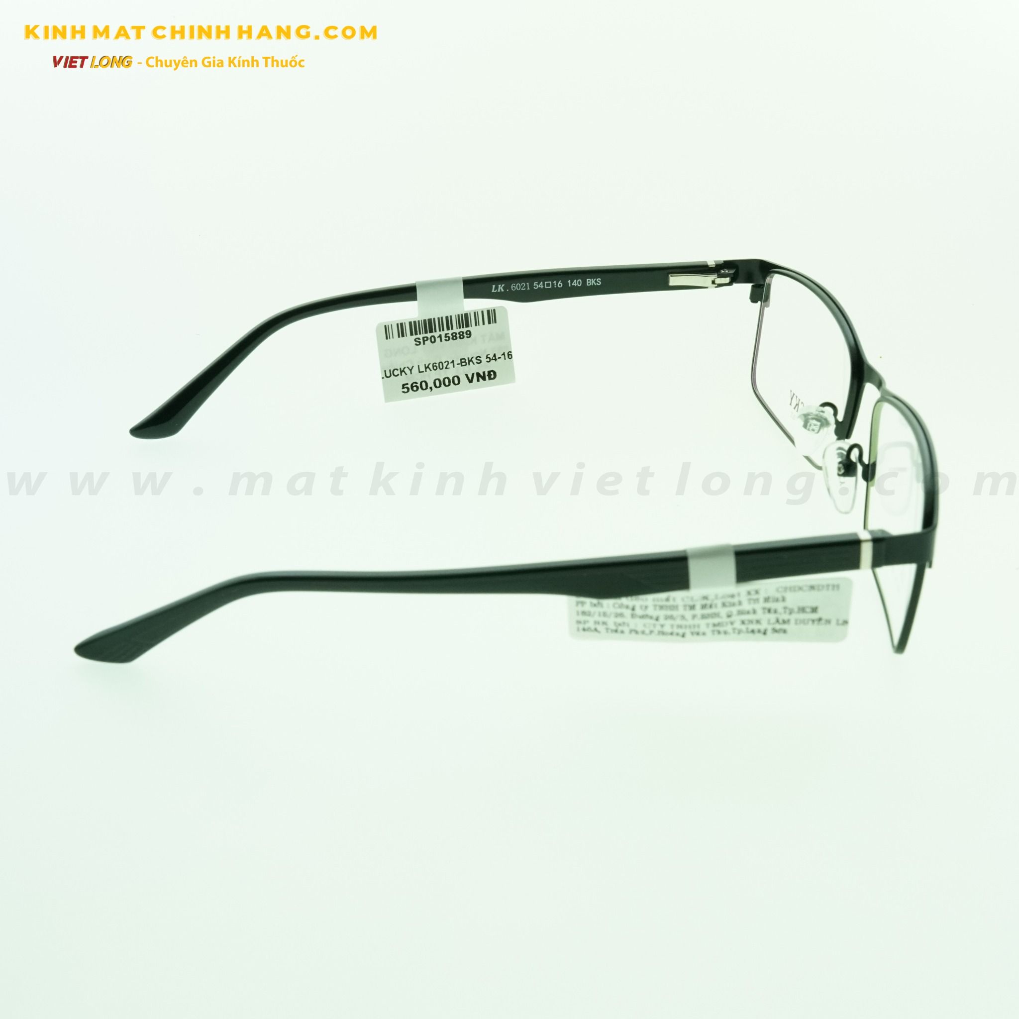  GỌNG KÍNH LUCKY LK6021-BKS 54-16 