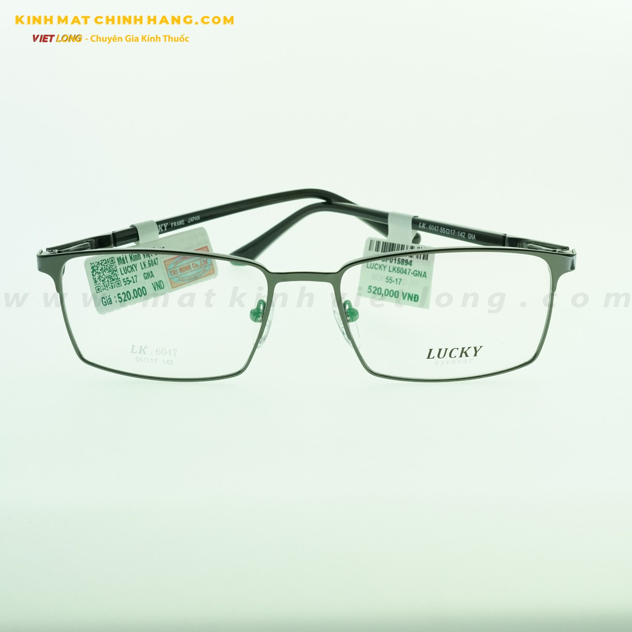  GỌNG KÍNH LUCKY LK6047-GNA 55-17 