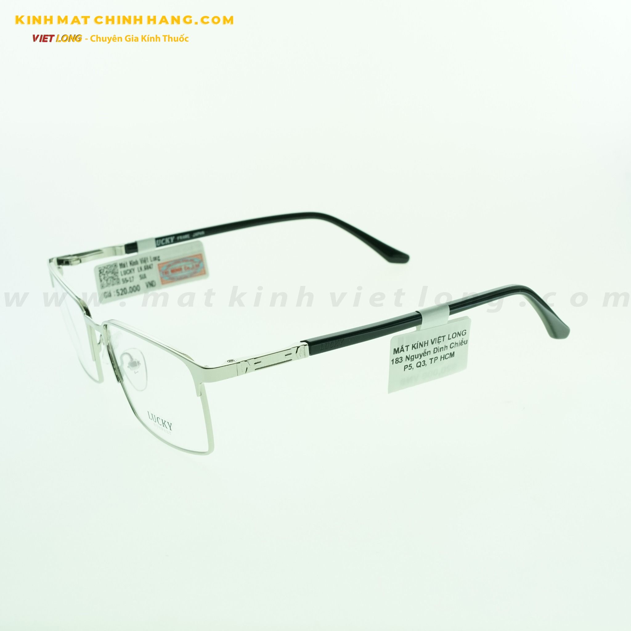  GỌNG KÍNH LUCKY LK6047-SIA 55-17 