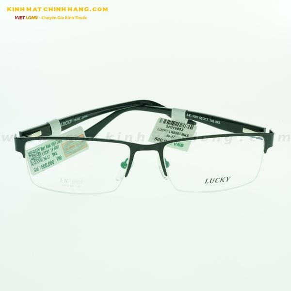  GỌNG KÍNH LUCKY LK6007-BKS 56-17 