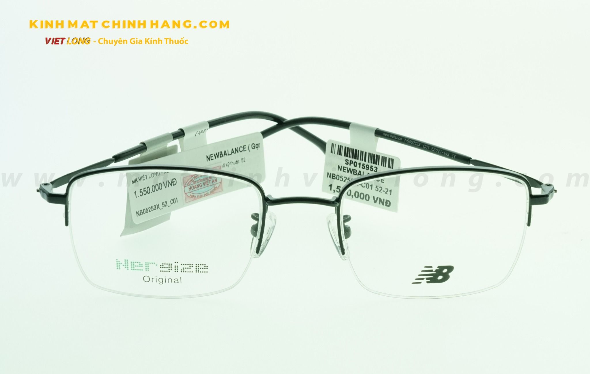  GỌNG KÍNH NEWBALANCE NB05253X-C01 52-21 