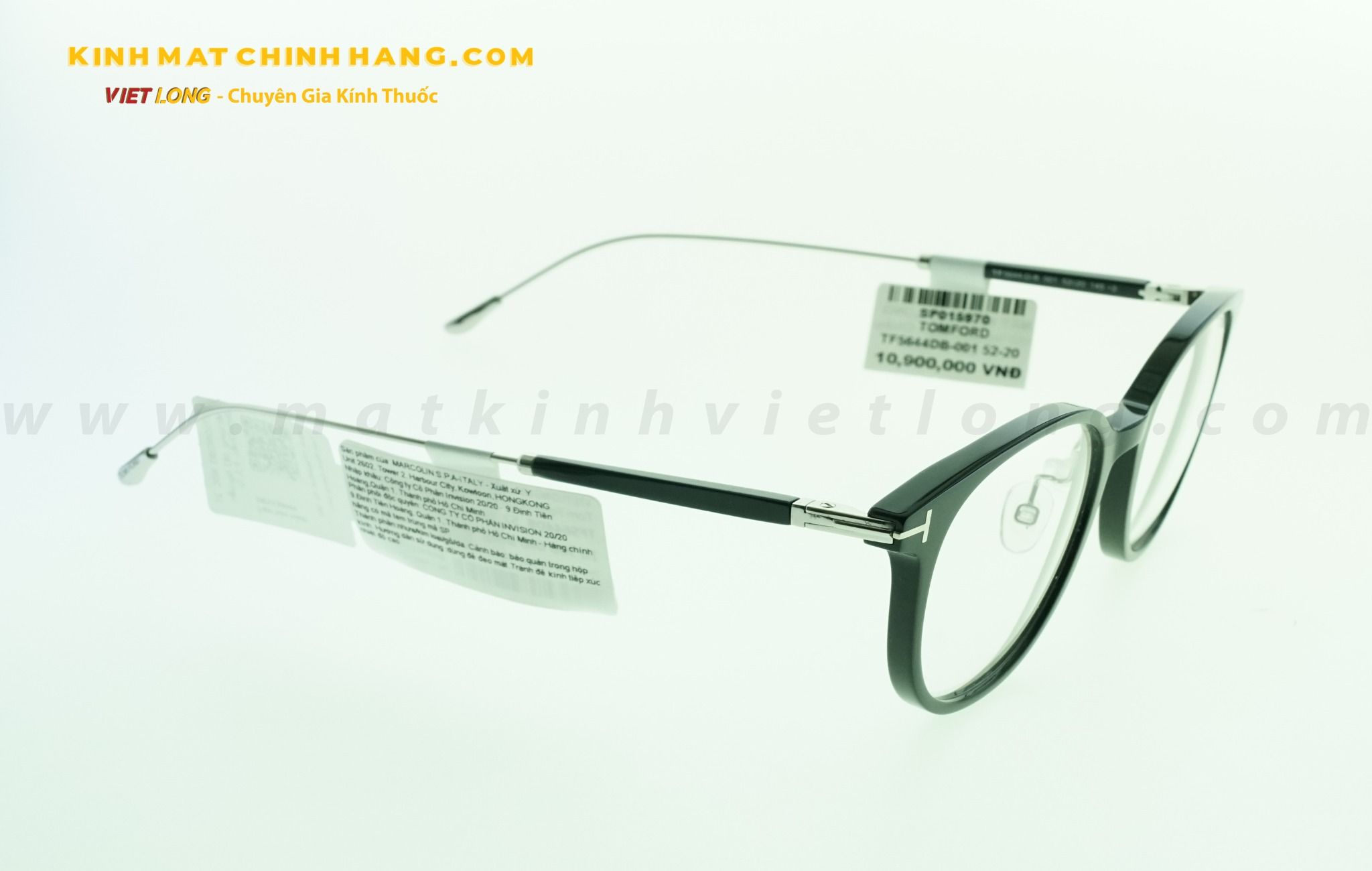  GỌNG KÍNH TOMFORD TF5644DB-001 52-20 