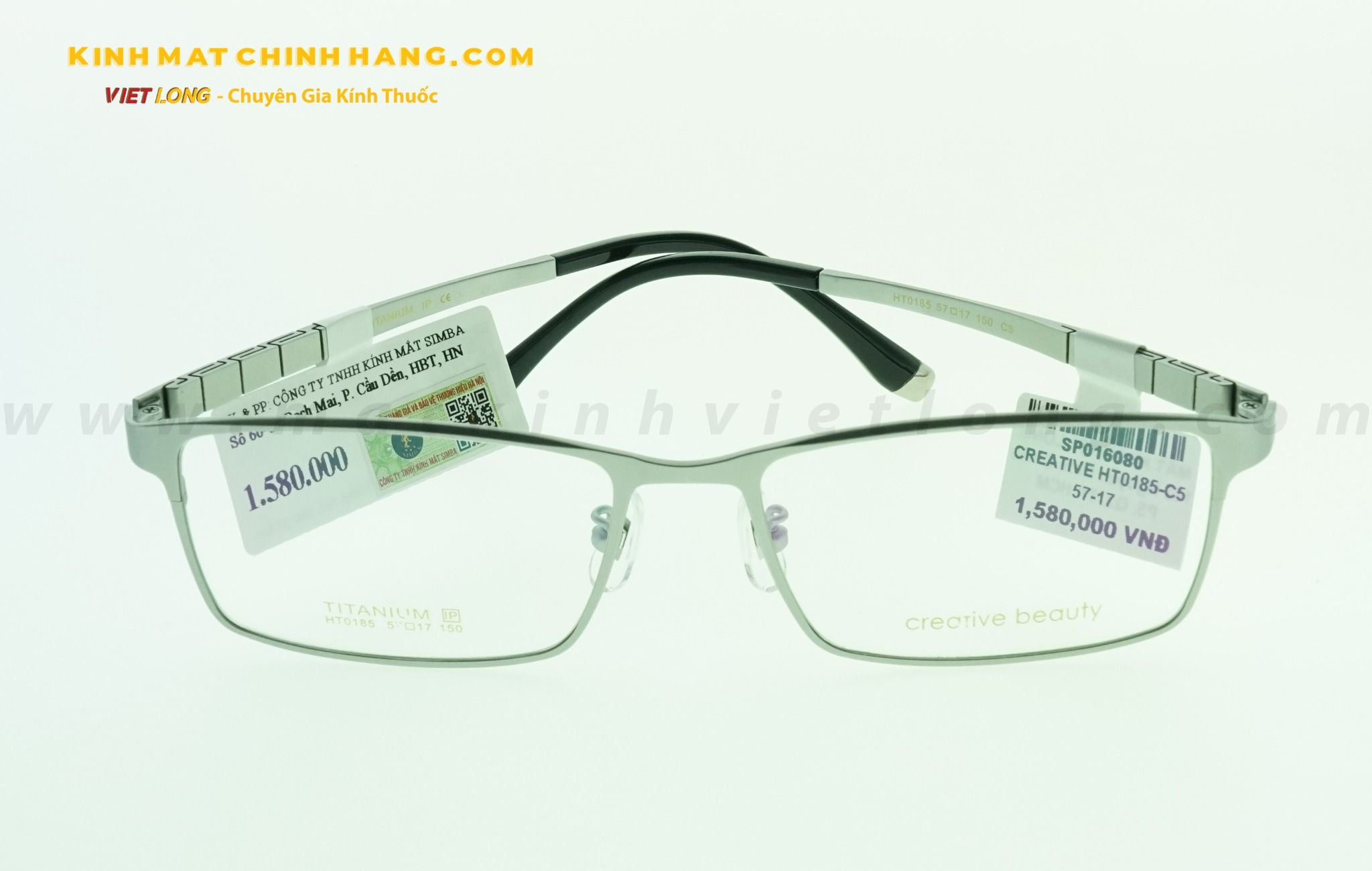  GỌNG KÍNH CREATIVE HT0185-C5 57-17 