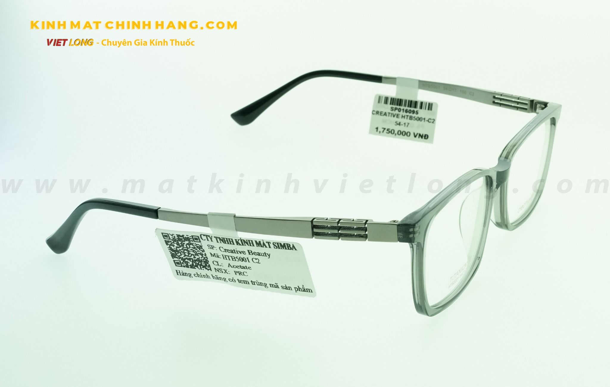  GỌNG KÍNH CREATIVE HTB5001-C2 54-17 