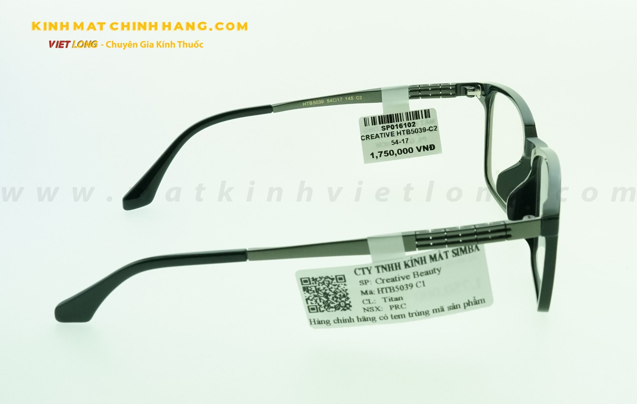  GỌNG KÍNH CREATIVE HTB5039-C2 54-17 