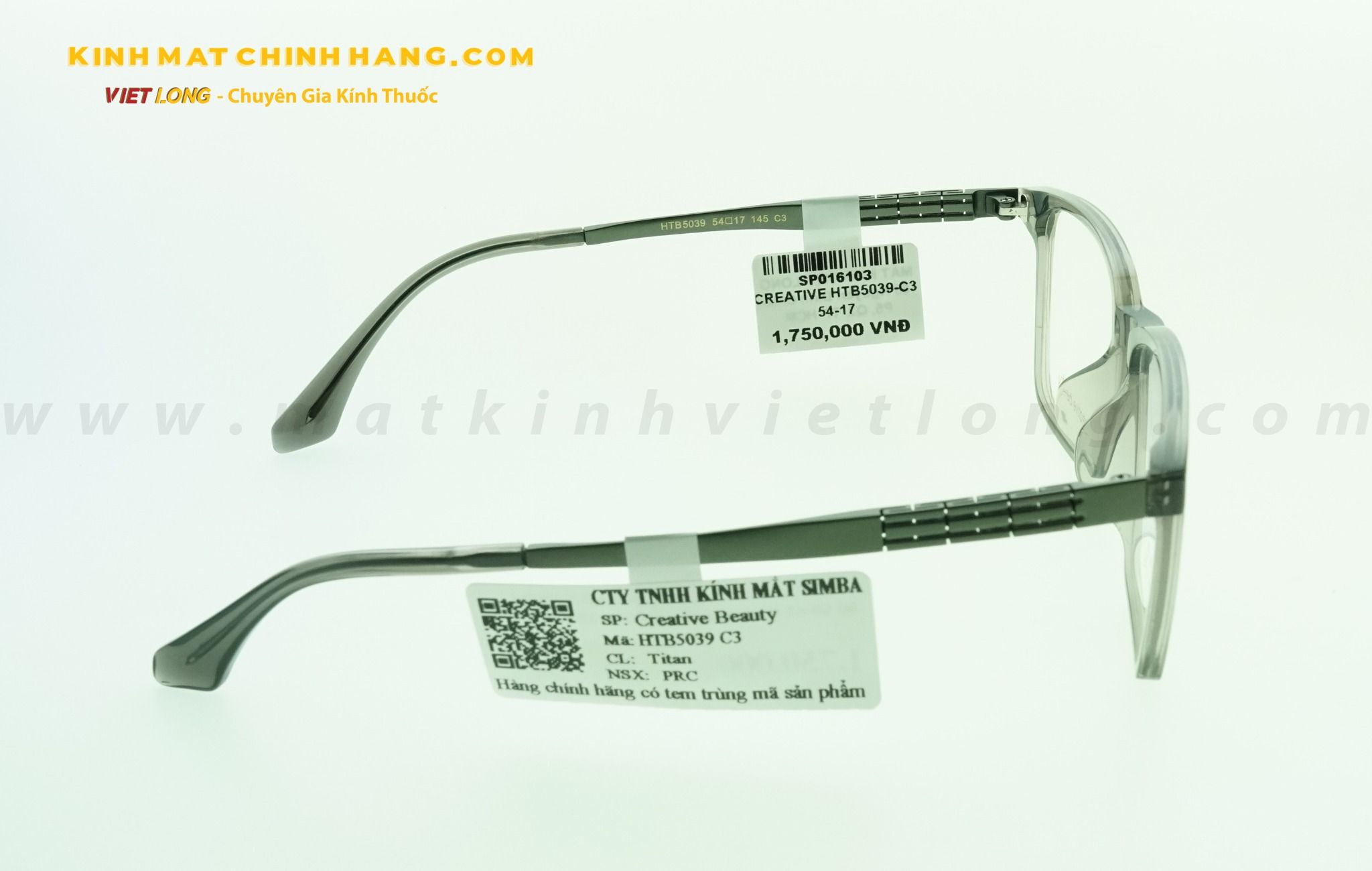  GỌNG KÍNH CREATIVE HTB5039-C3 54-17 