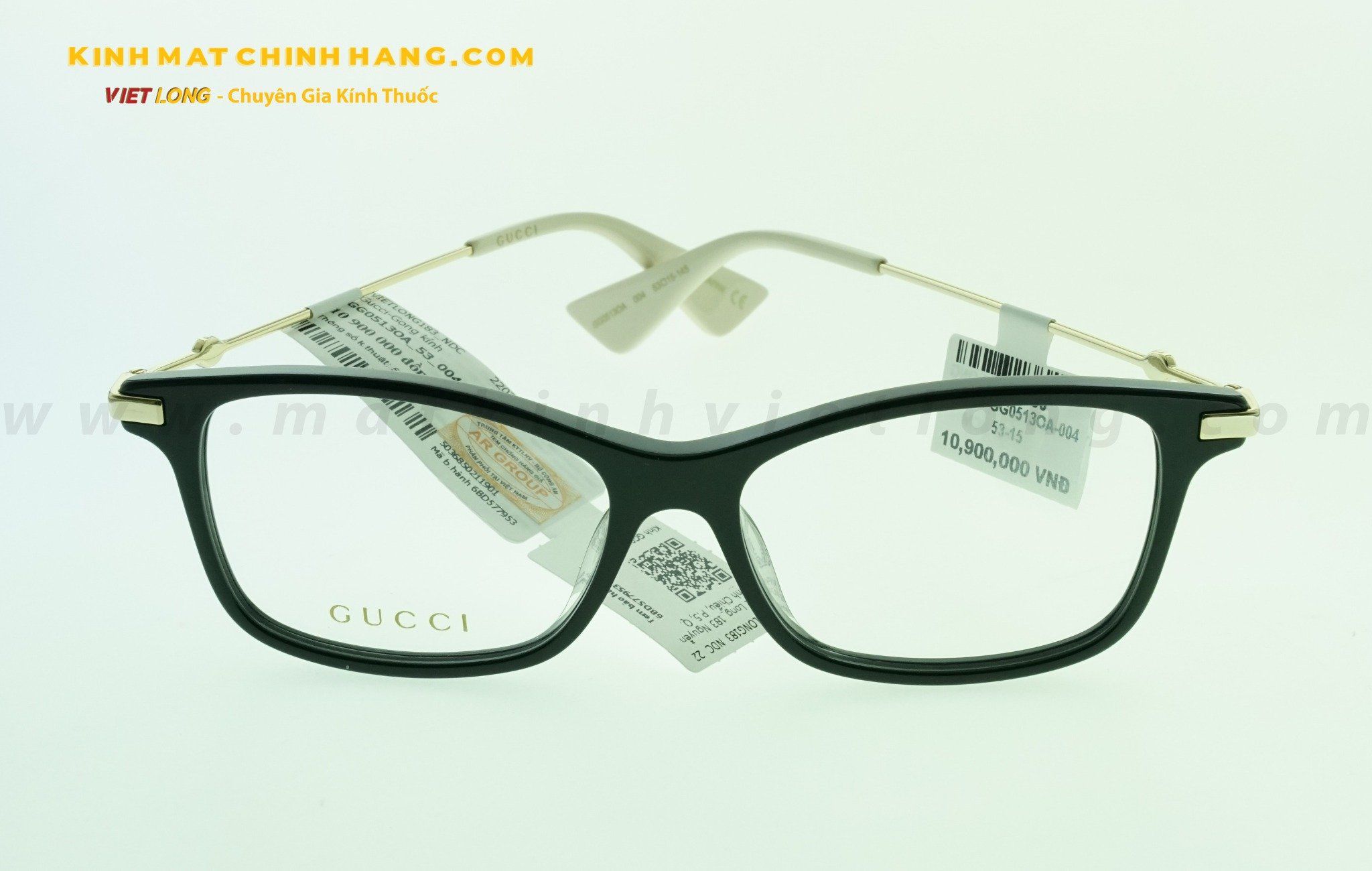  GỌNG KÍNH GUCCI GG0513OA-004 53-15 