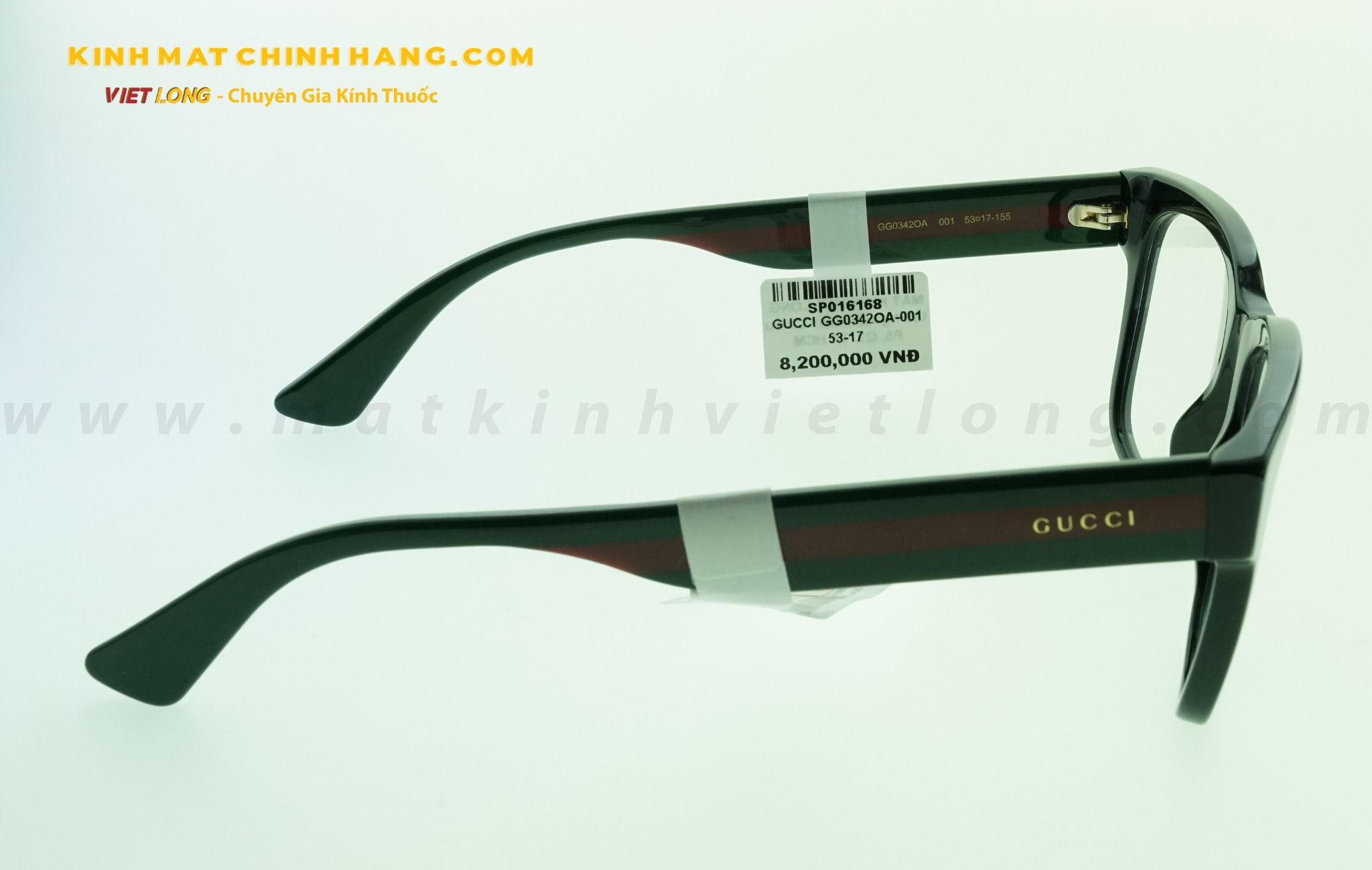  GỌNG KÍNH GUCCI GG0342OA-001 53-17 