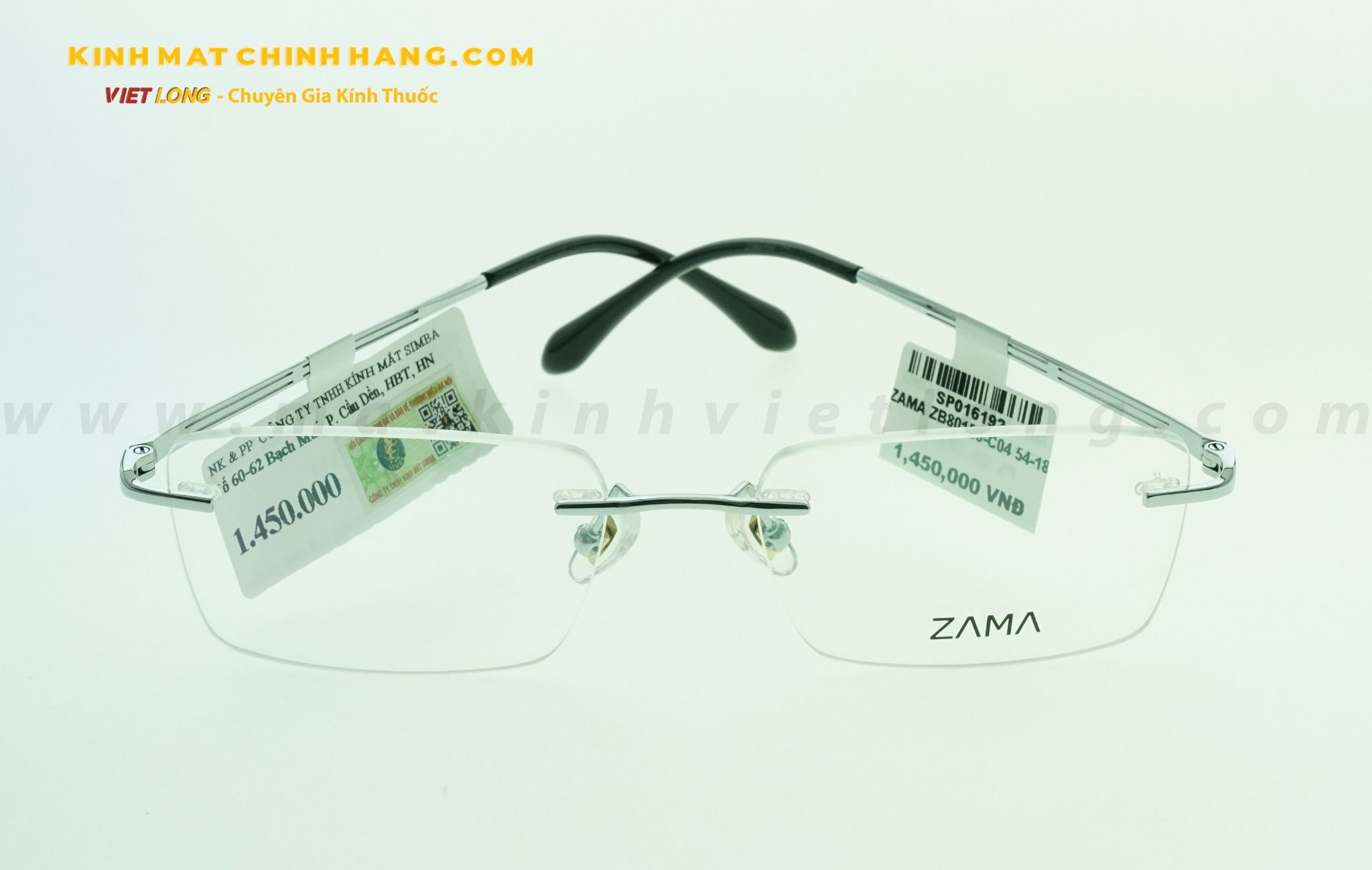  GỌNG KÍNH ZAMA ZB80156-C04 54-18 