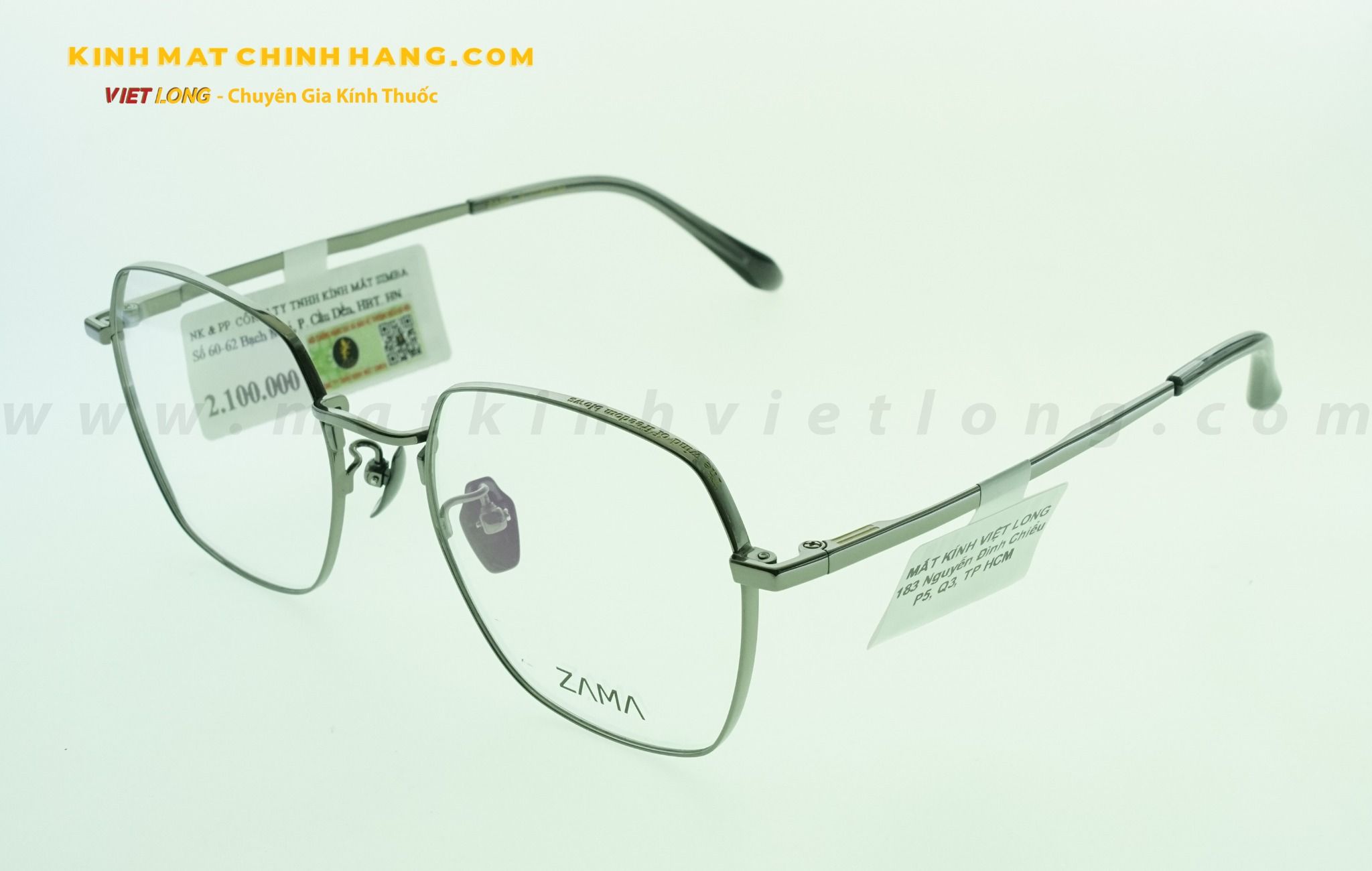  GỌNG KÍNH ZAMA ZB80242-C4 52-19 