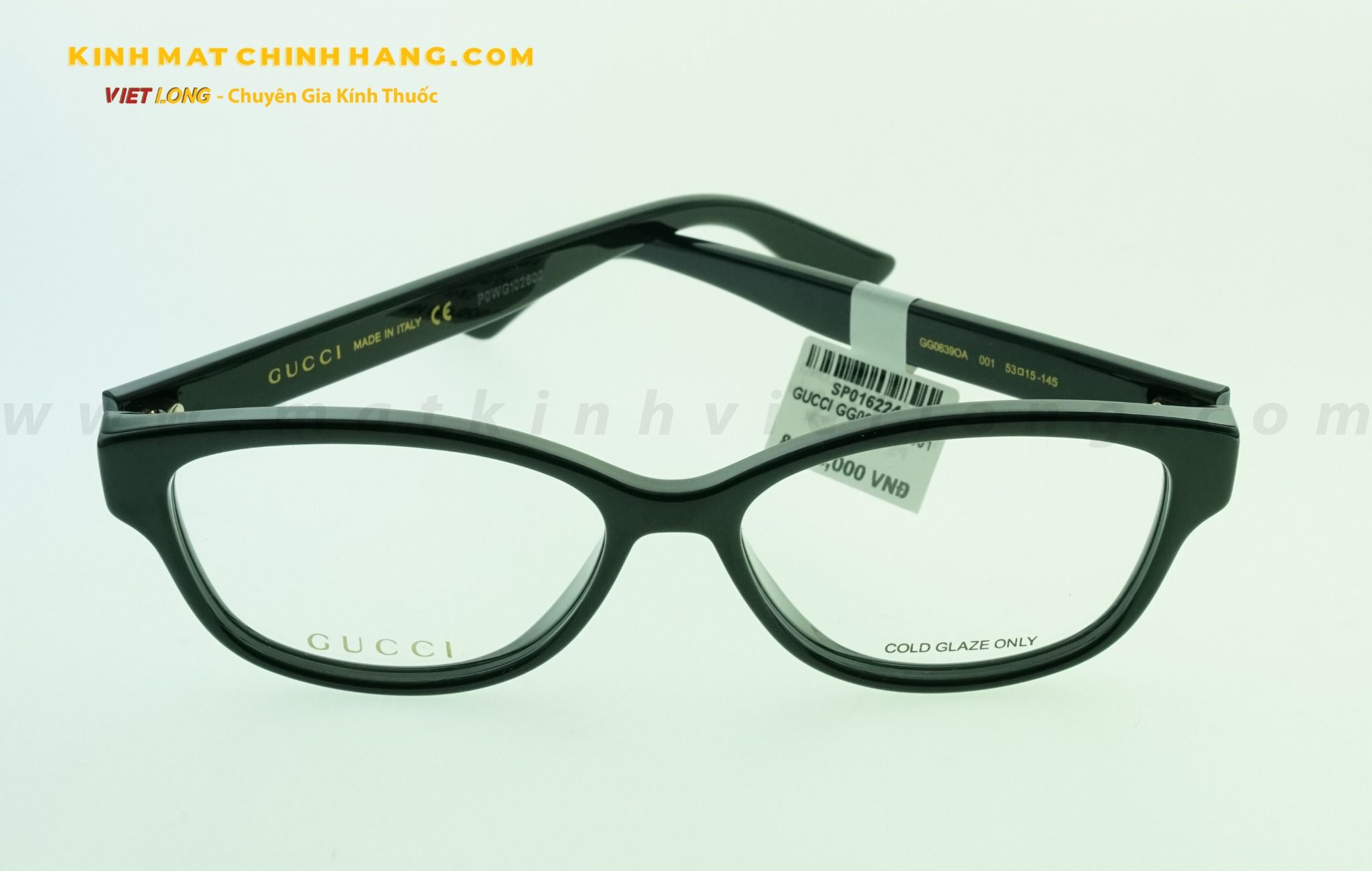  GỌNG KÍNH GUCCI GG0639OA-001 53-15 