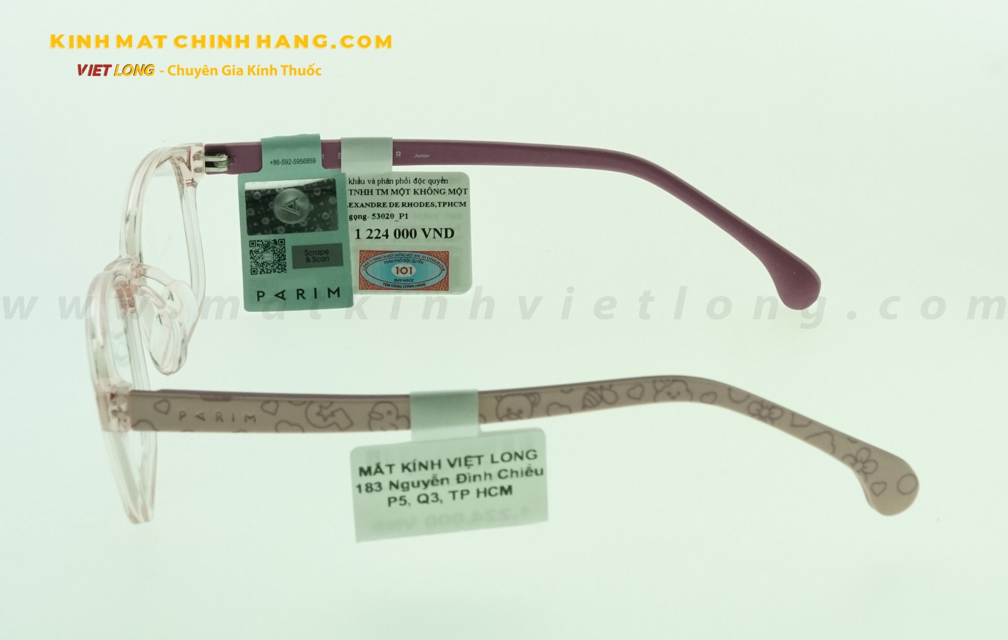  GỌNG KÍNH PARIM 53020-P1 50-16 