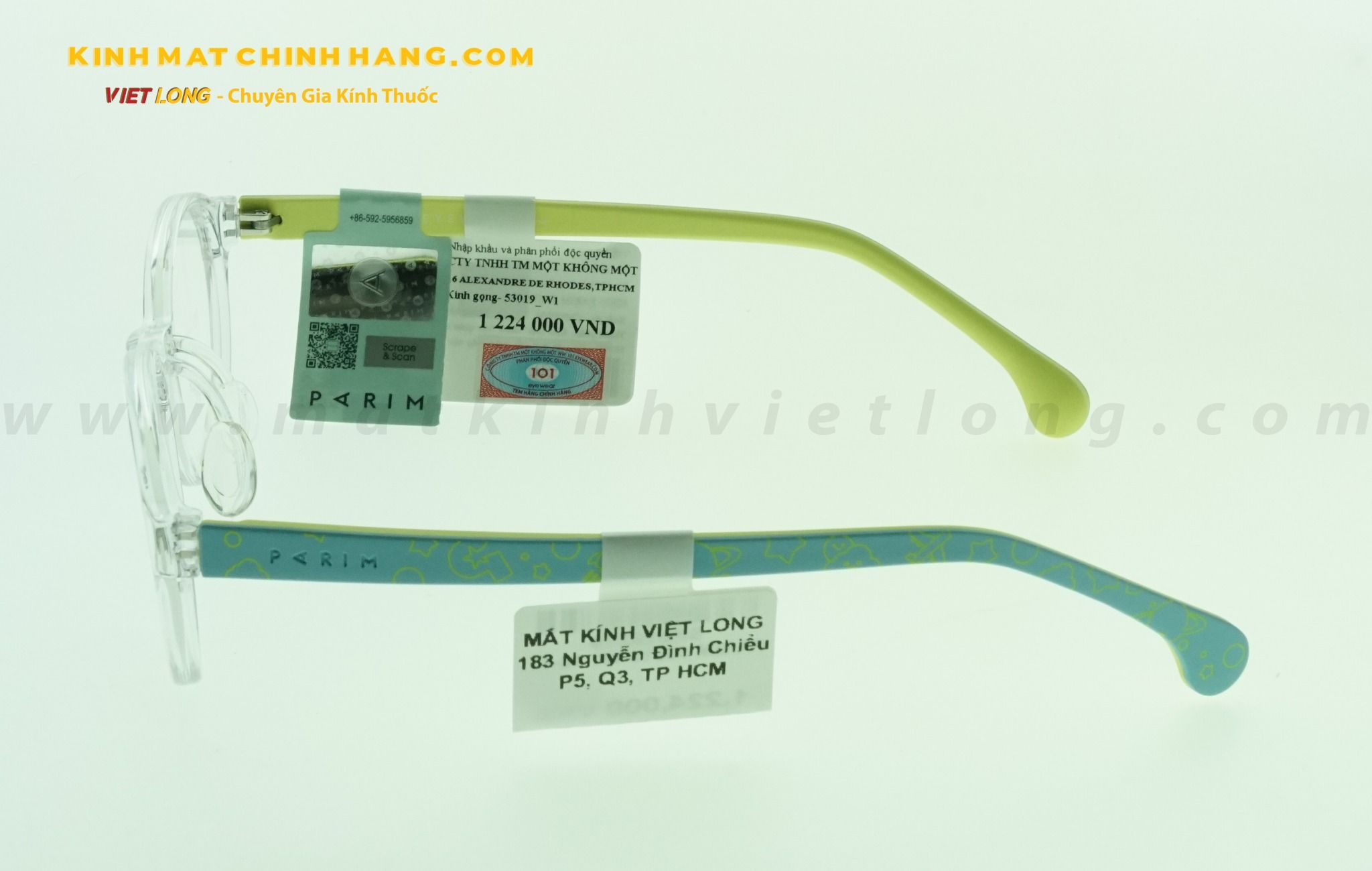  GỌNG KÍNH PARIM 53019-W1 48-17 