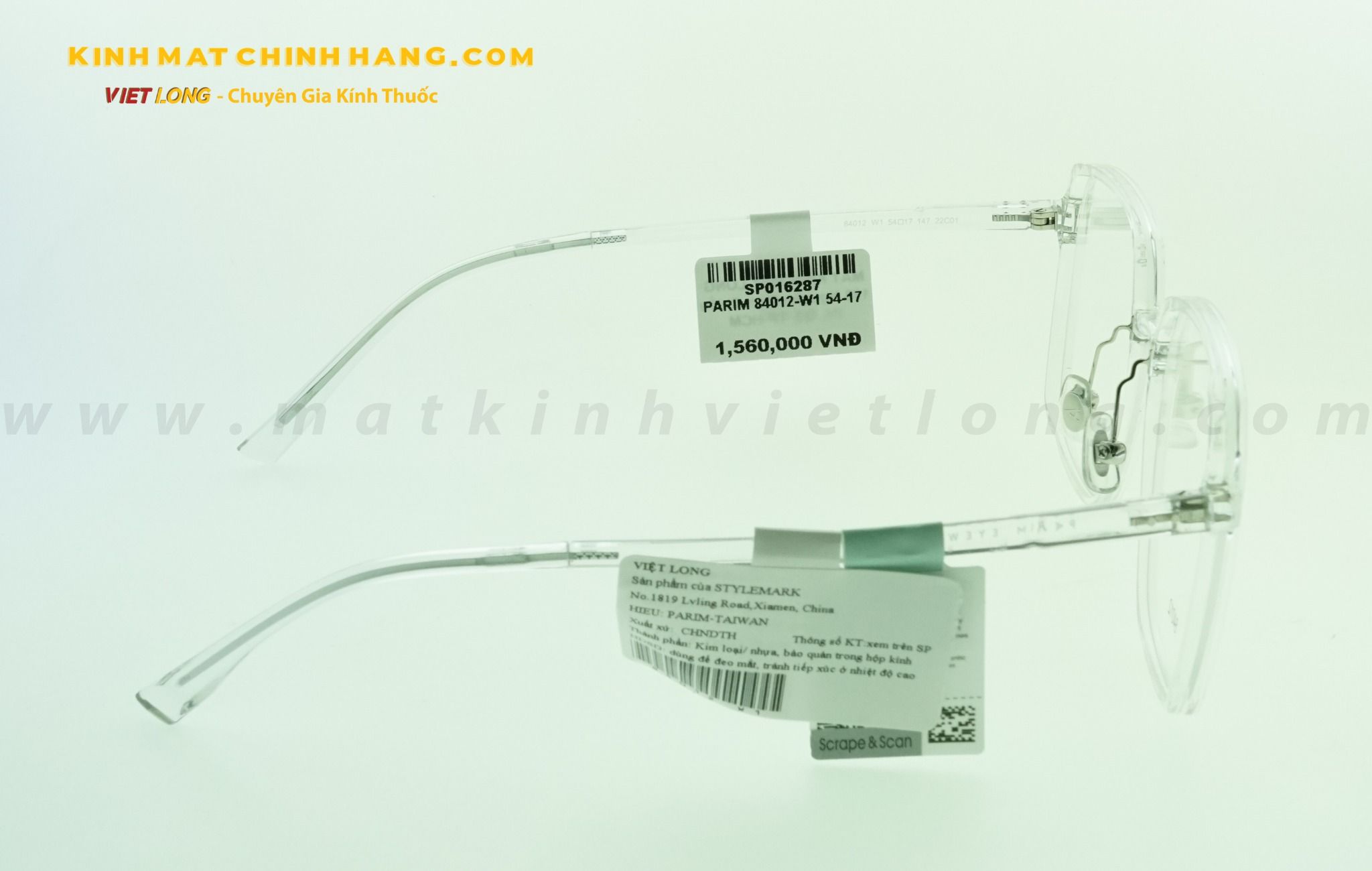  GỌNG KÍNH PARIM 84012-W1 54-17 