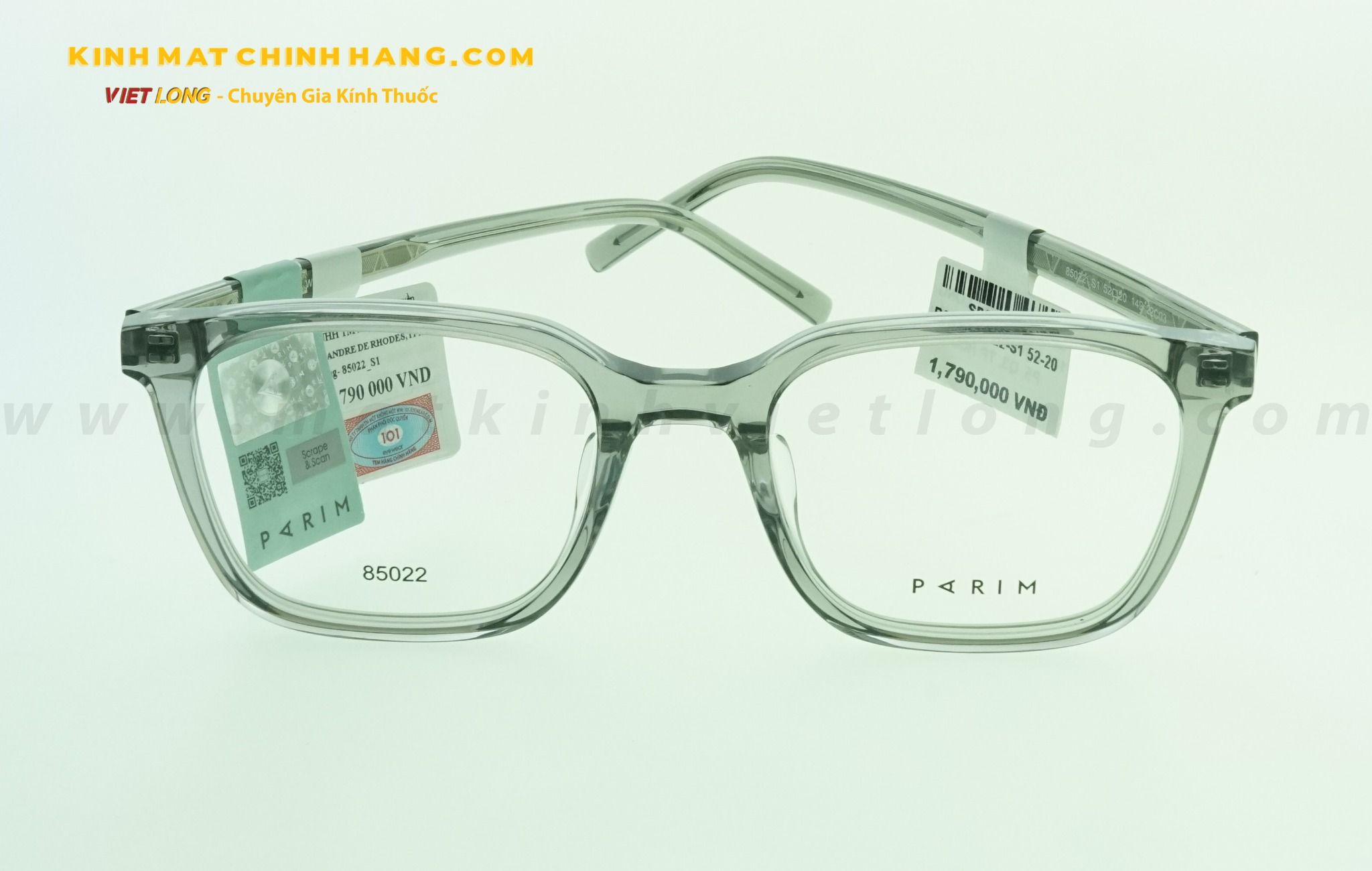  GỌNG KÍNH PARIM 85022-S1 52-20 