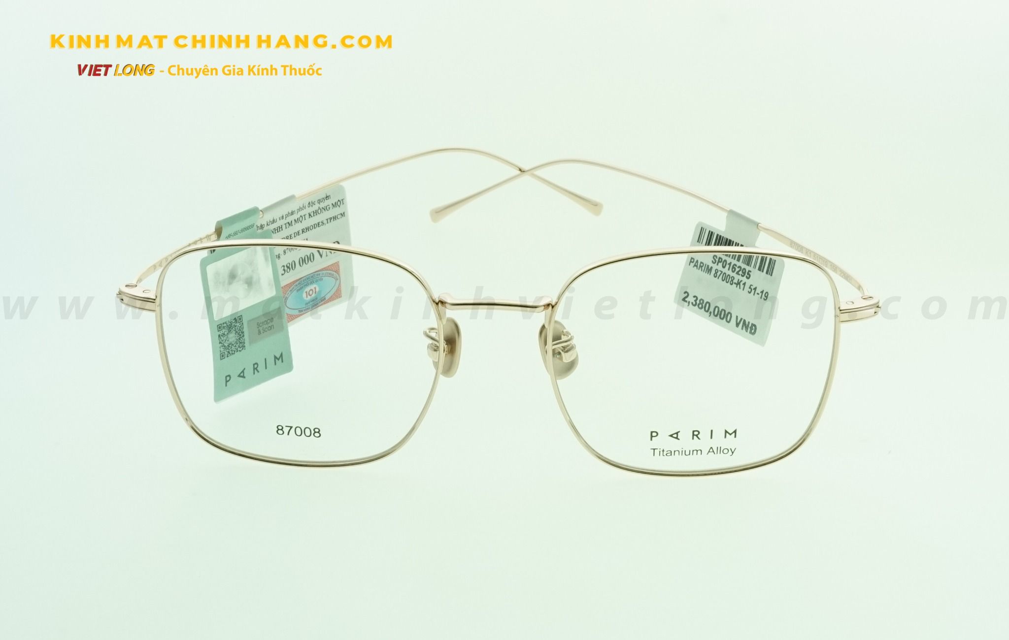  GỌNG KÍNH PARIM 87008-K1 51-19 