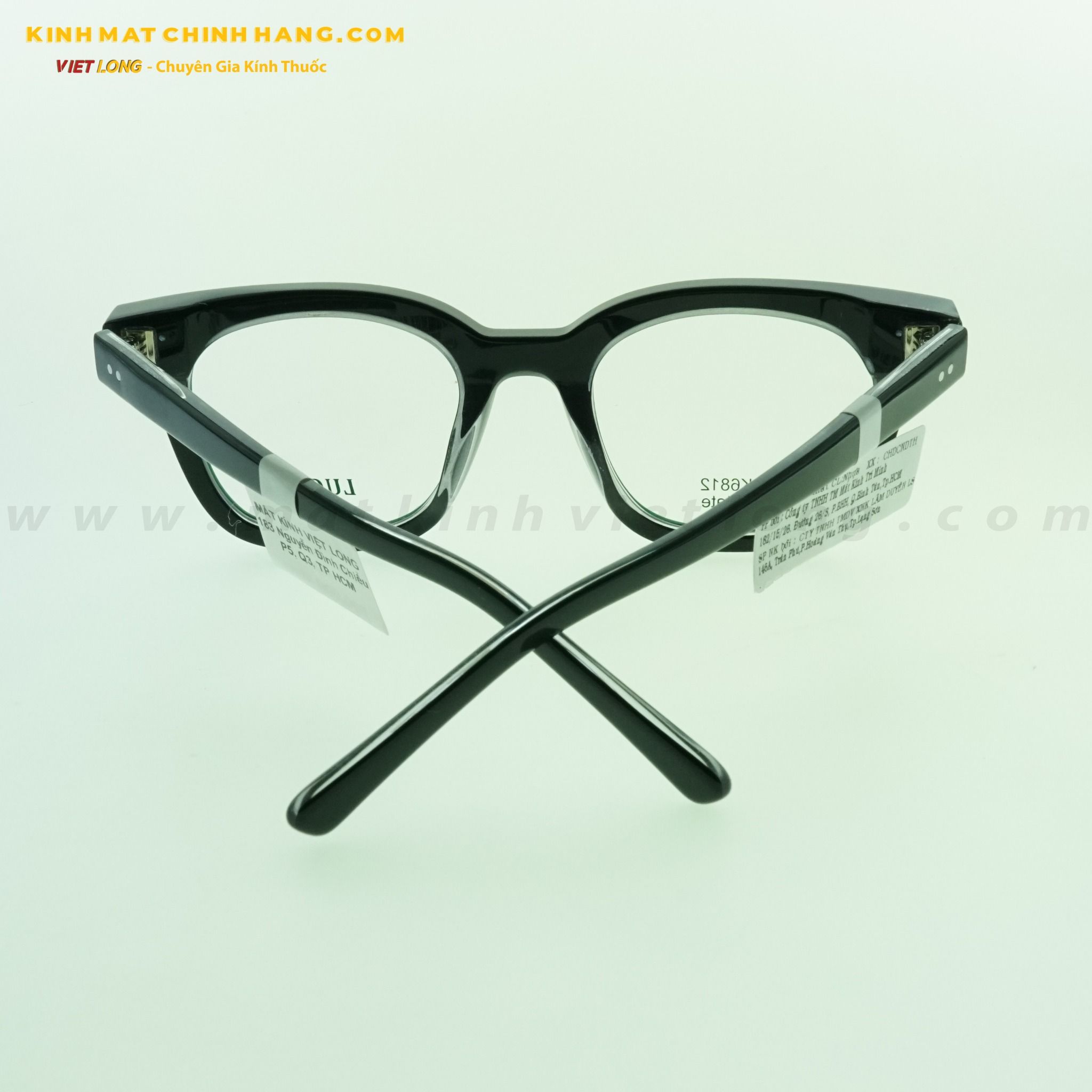  GỌNG KÍNH LUCKY LK6812-BK/CL 49-22 