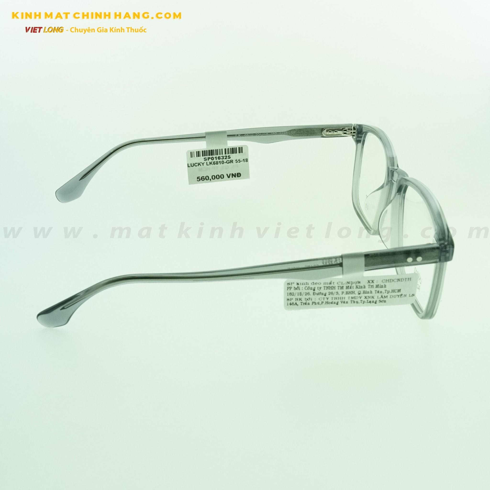  GỌNG KÍNH LUCKY LK6810-GR 55-18 