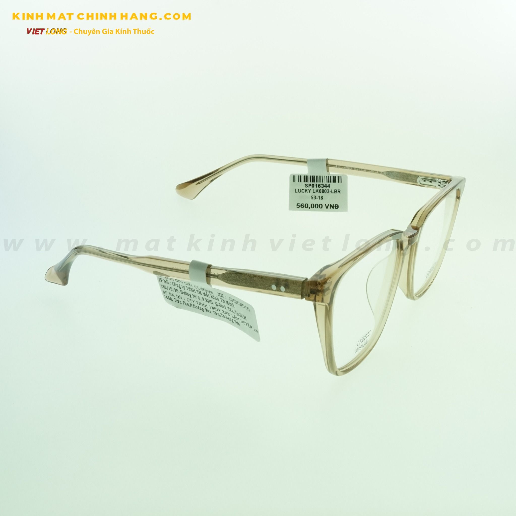 GỌNG KÍNH LUCKY LK6803-LBR 53-18 