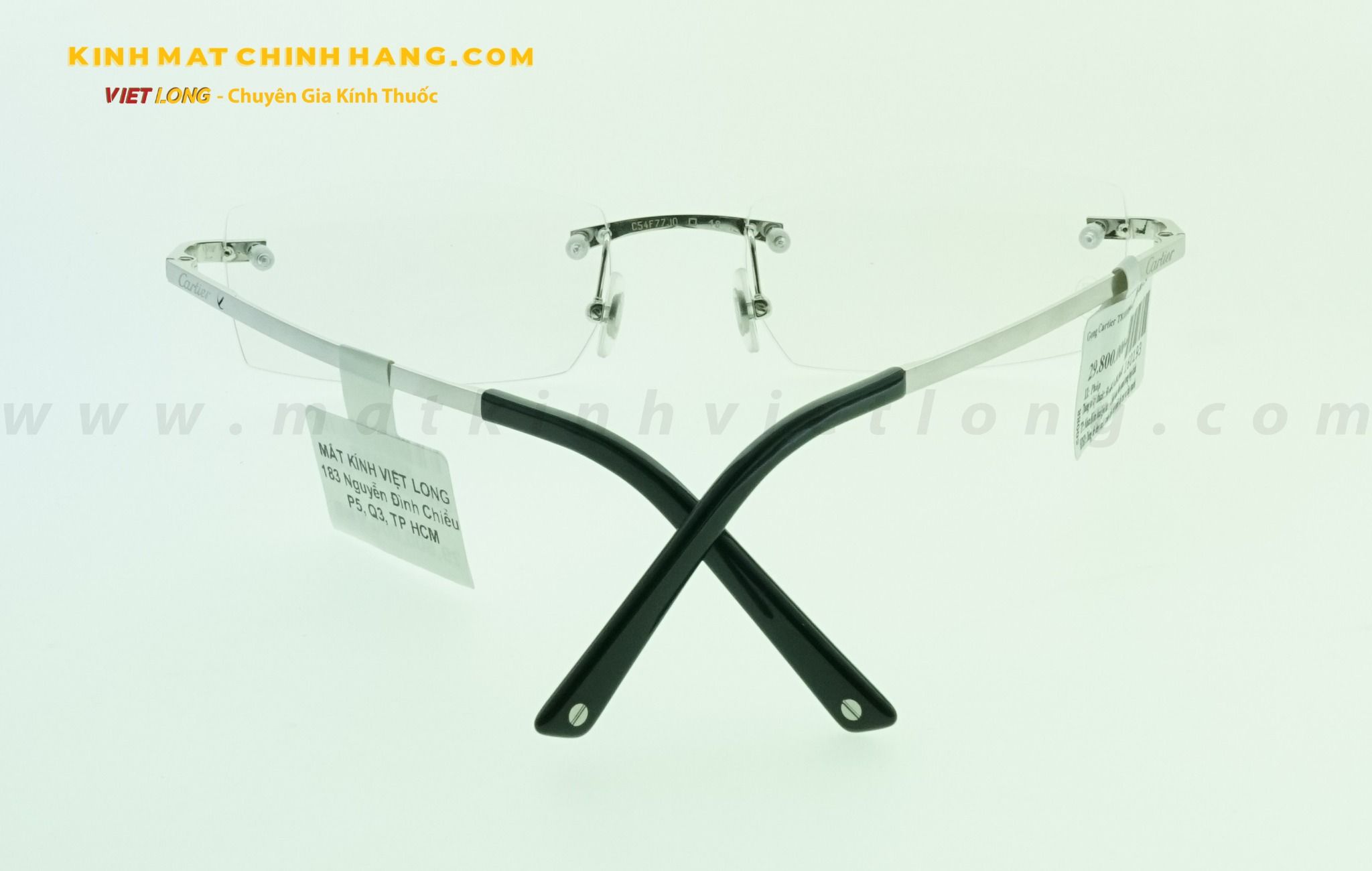  GỌNG KÍNH CARTIER CT0087O-001 53-18 