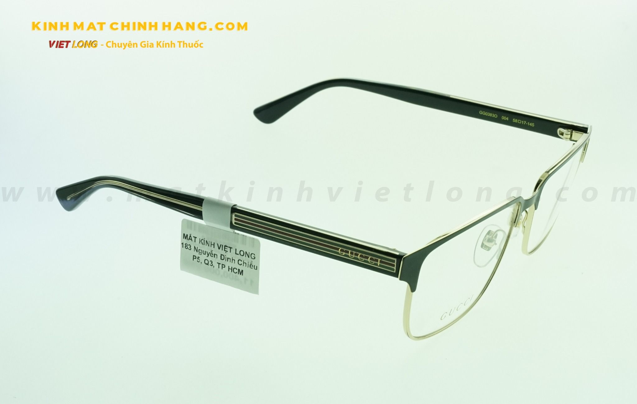  GỌNG KÍNH GUCCI GG0383O-004 58-17 